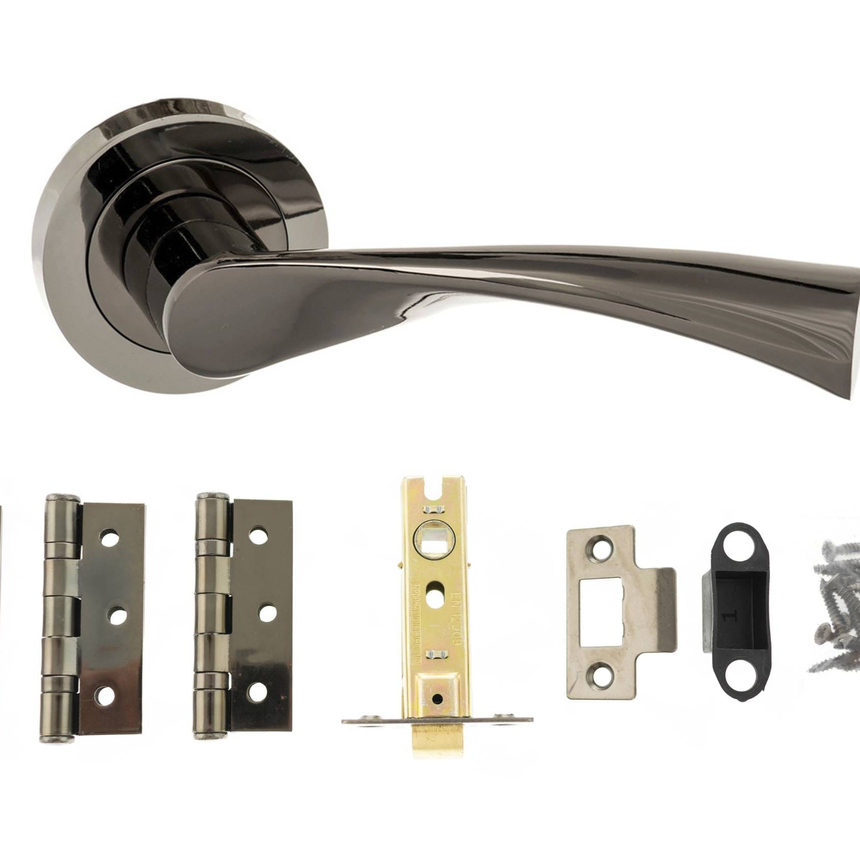 Colorado Door Handle Pack in Black Nickel