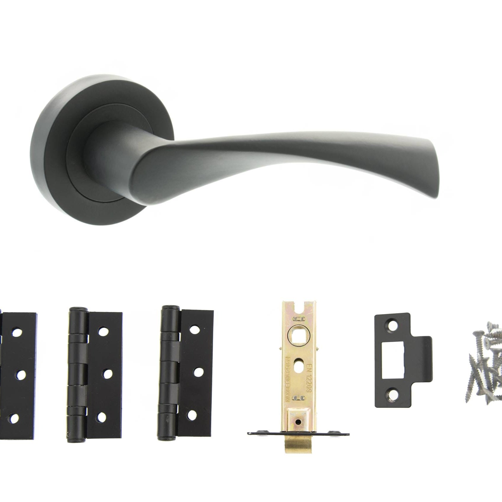 Colorado Door Handle Pack in Matt Black