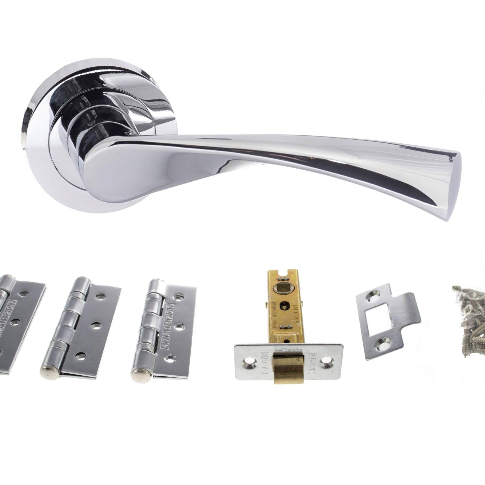 Colorado Door Handle Pack in Polished Chrome
