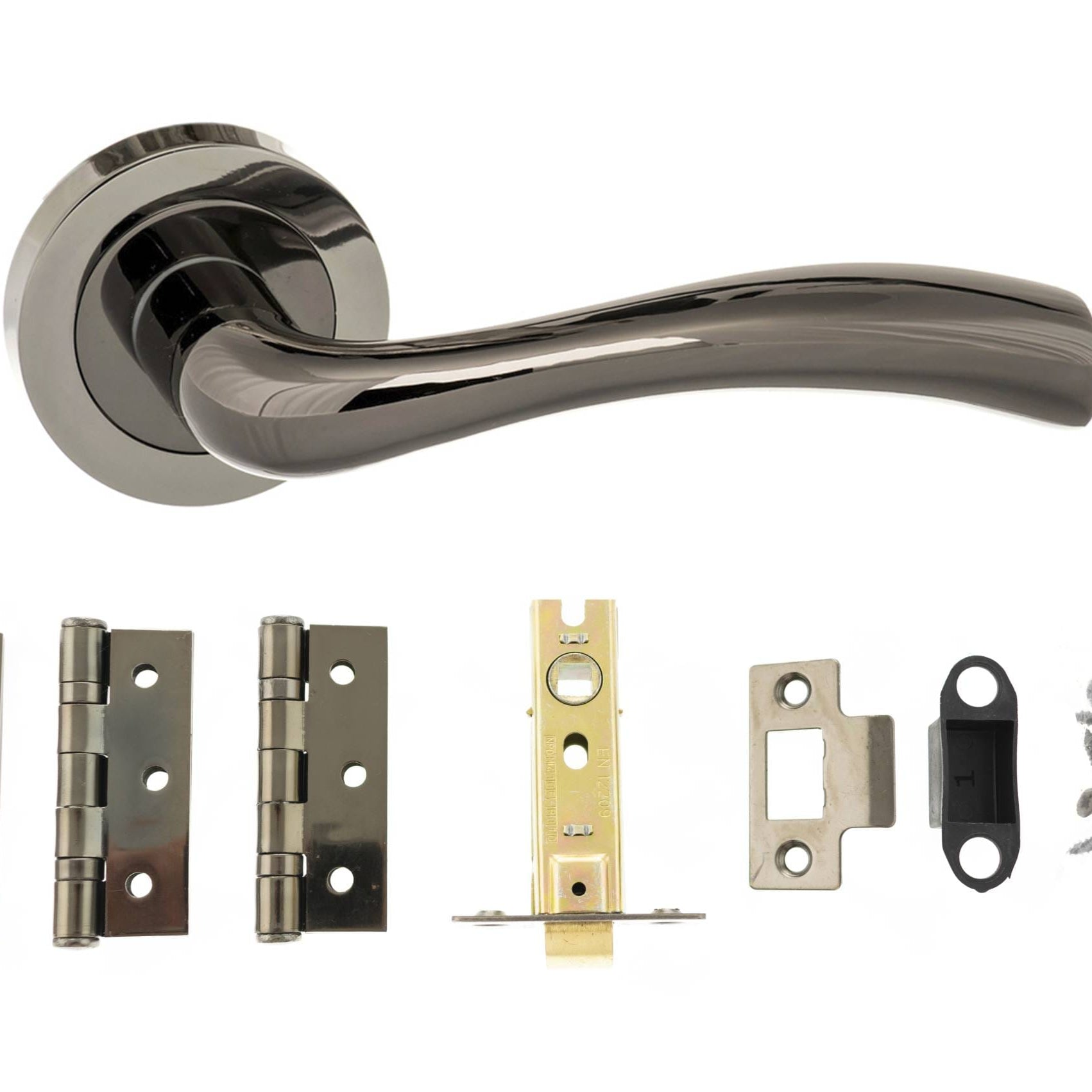Texas Door Handle Pack in Black Nickel
