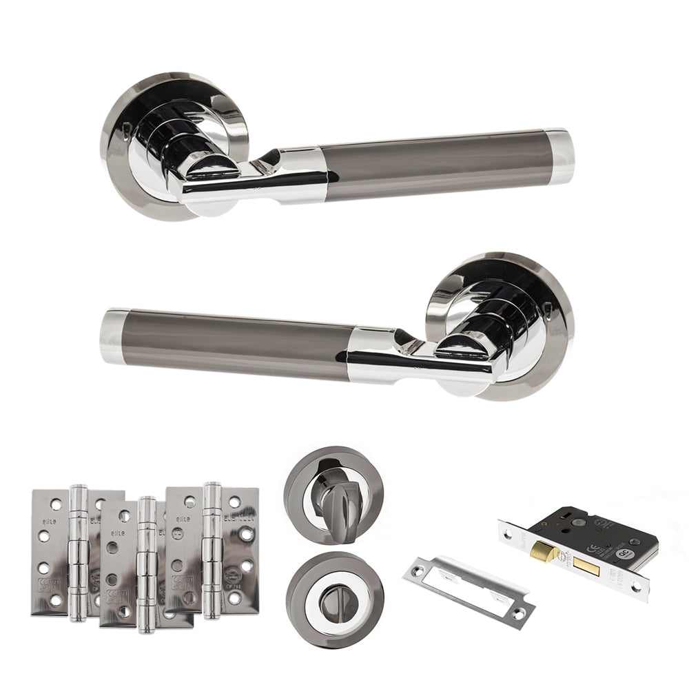 Dakota Door Handle Pack in Polished Chrome