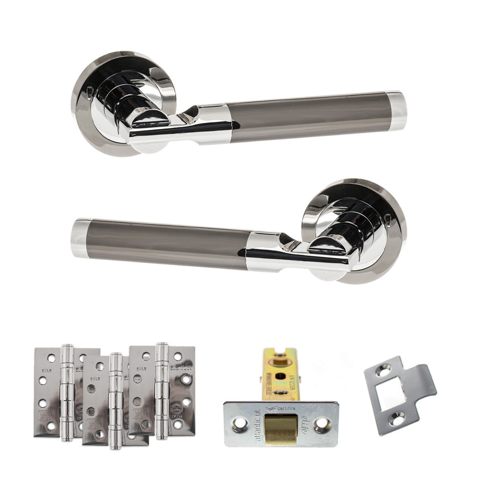 Dakota Door Handle Pack in Polished Chrome