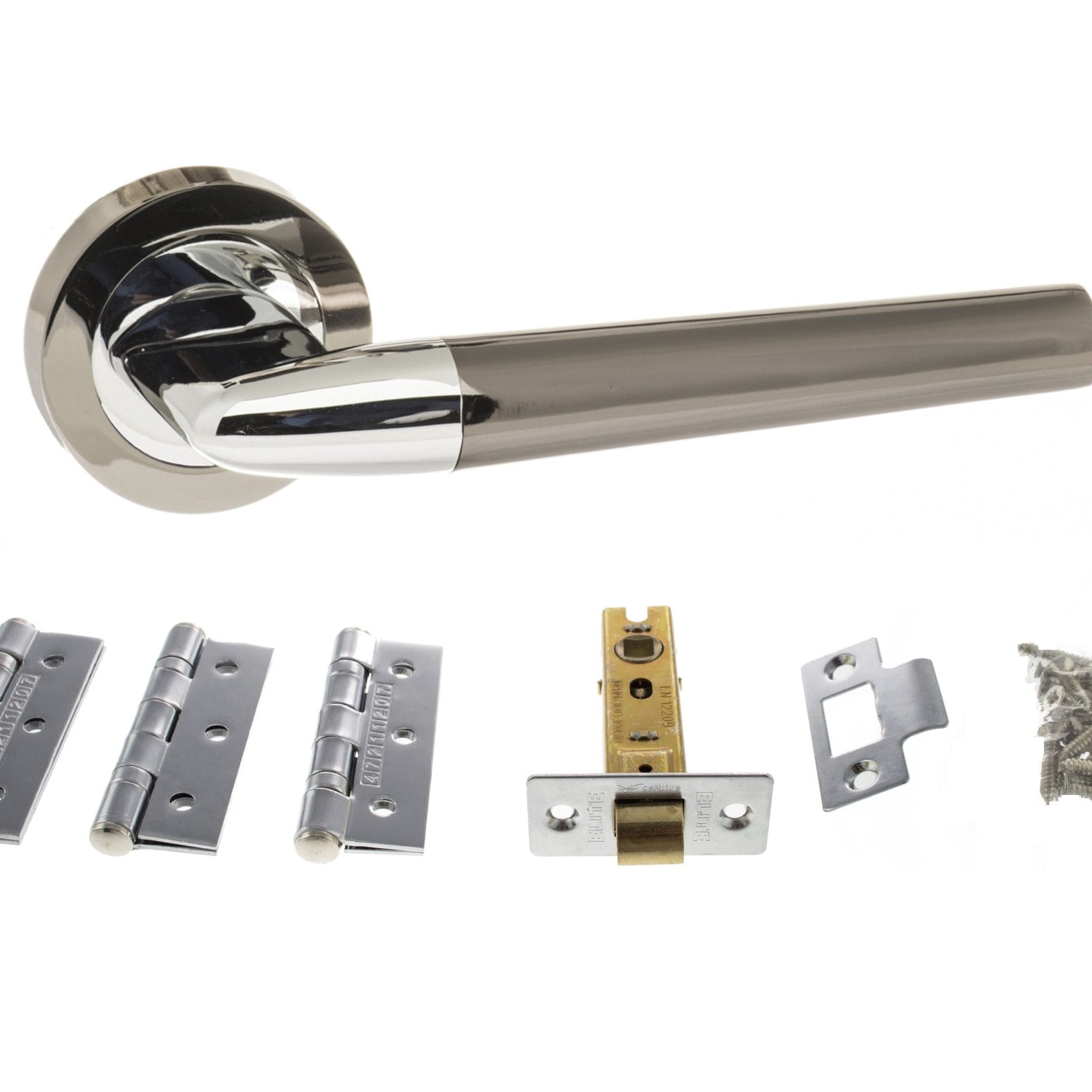 Tennessee Door Handle Pack in Polished Chrome