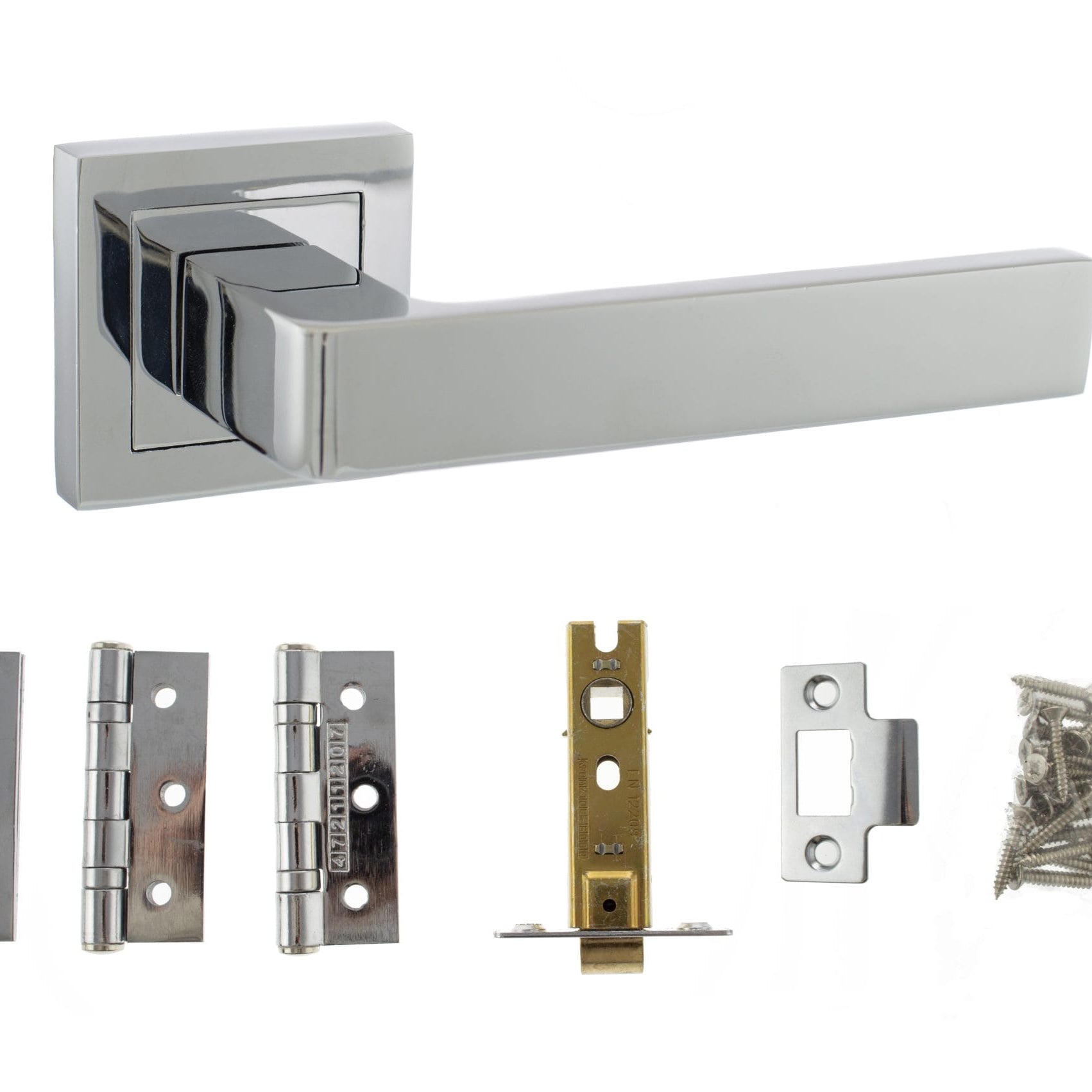 Montana Door Handle Pack in Polished Chrome
