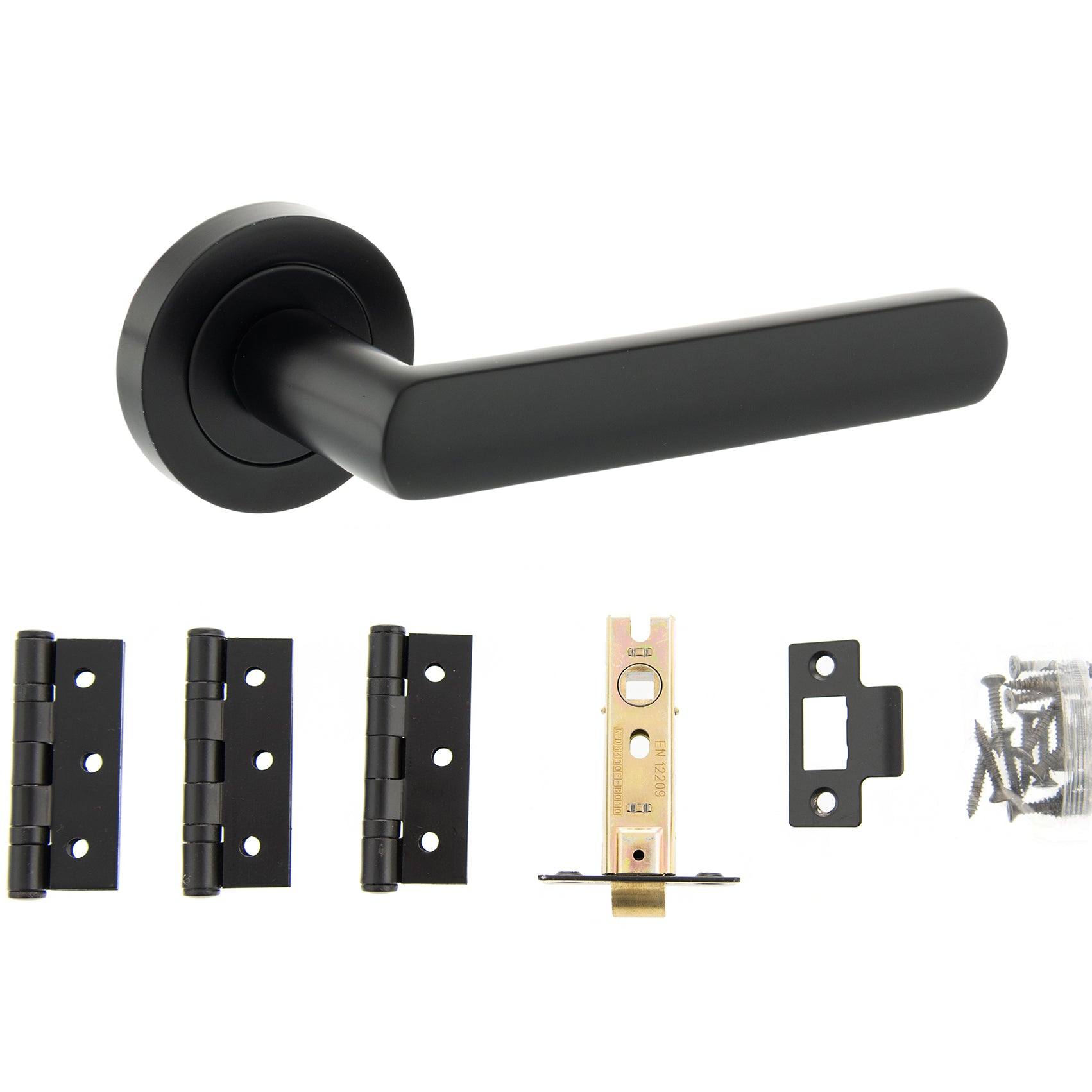 STATUS Carolina Door Handle Pack in Matt Black