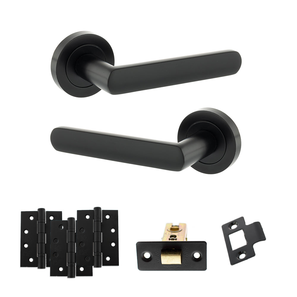 STATUS Carolina Door Handle Pack in Matt Black