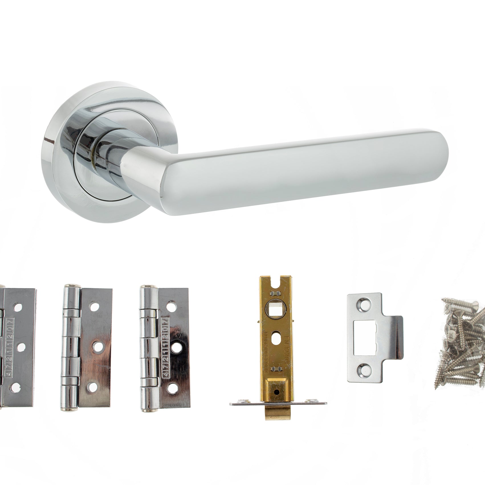 STATUS Carolina Door Handle Pack in Polished Chrome