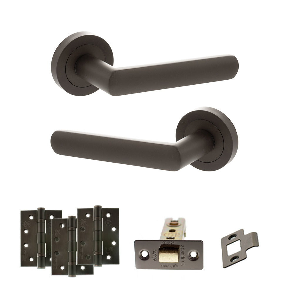 STATUS Carolina Door Handle Pack in Urban Dark Bronze