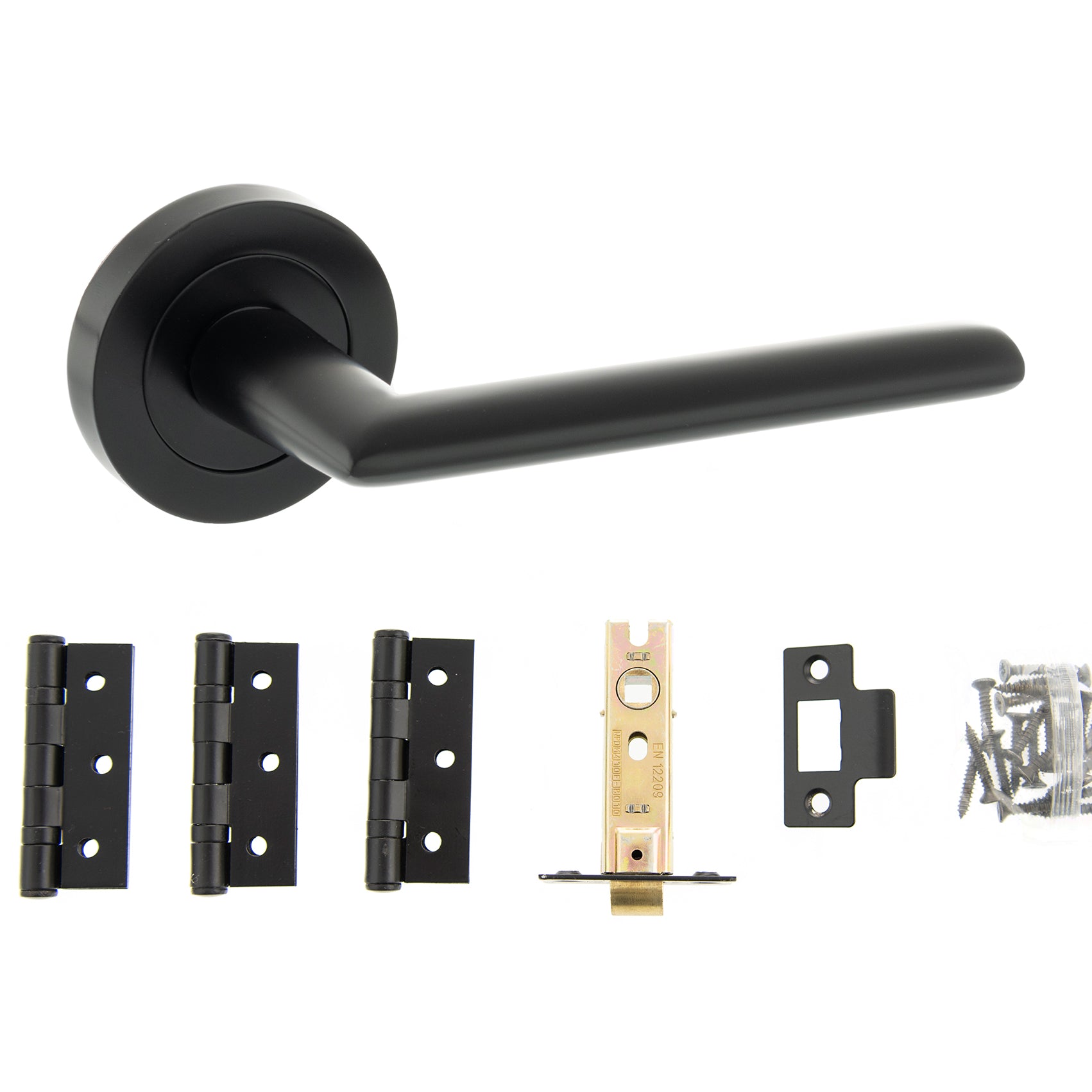 STATUS Alabama Door Handle Pack in Matt Black