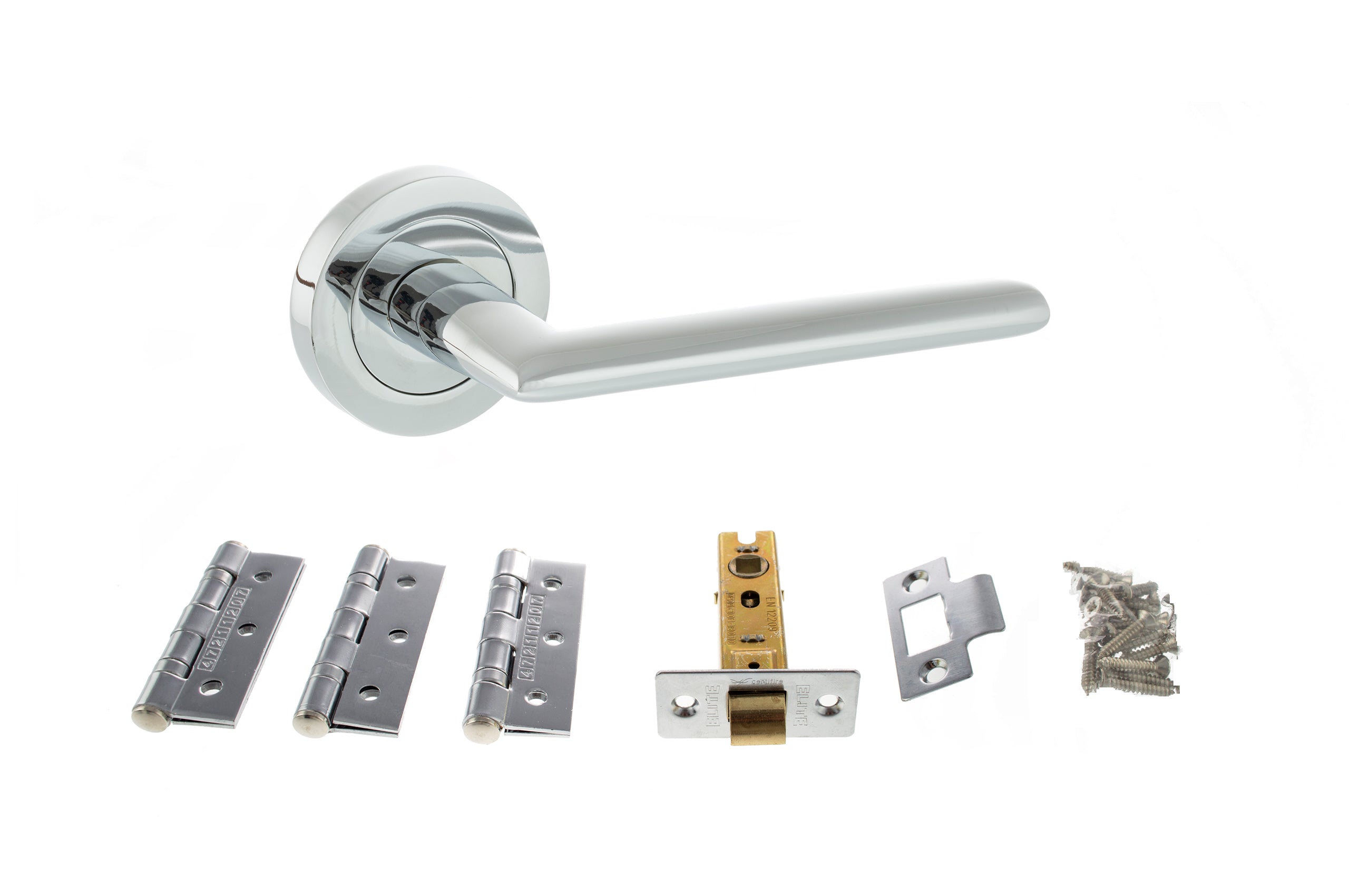 STATUS Alabama Door Handle Pack in Polished Chrome