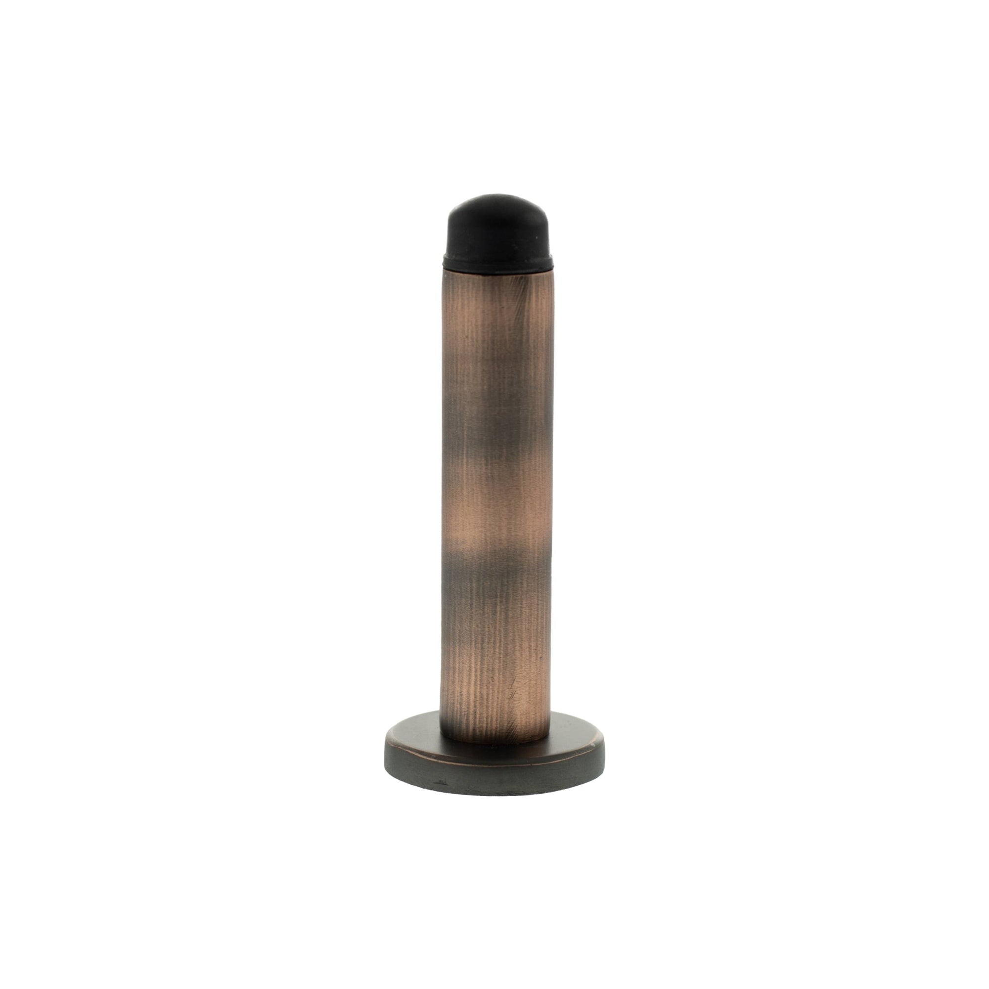 Atlantic Premium Wall Mounted Door Stop on Concealed Fix Rose - Antique Copper