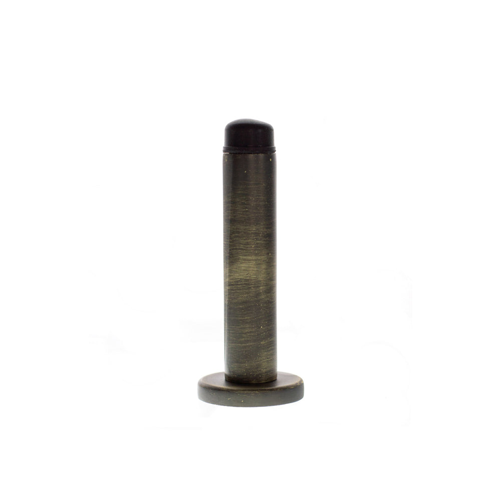 Atlantic Premium Wall Mounted Door Stop on Concealed Fix Rose - Matt Antique Brass