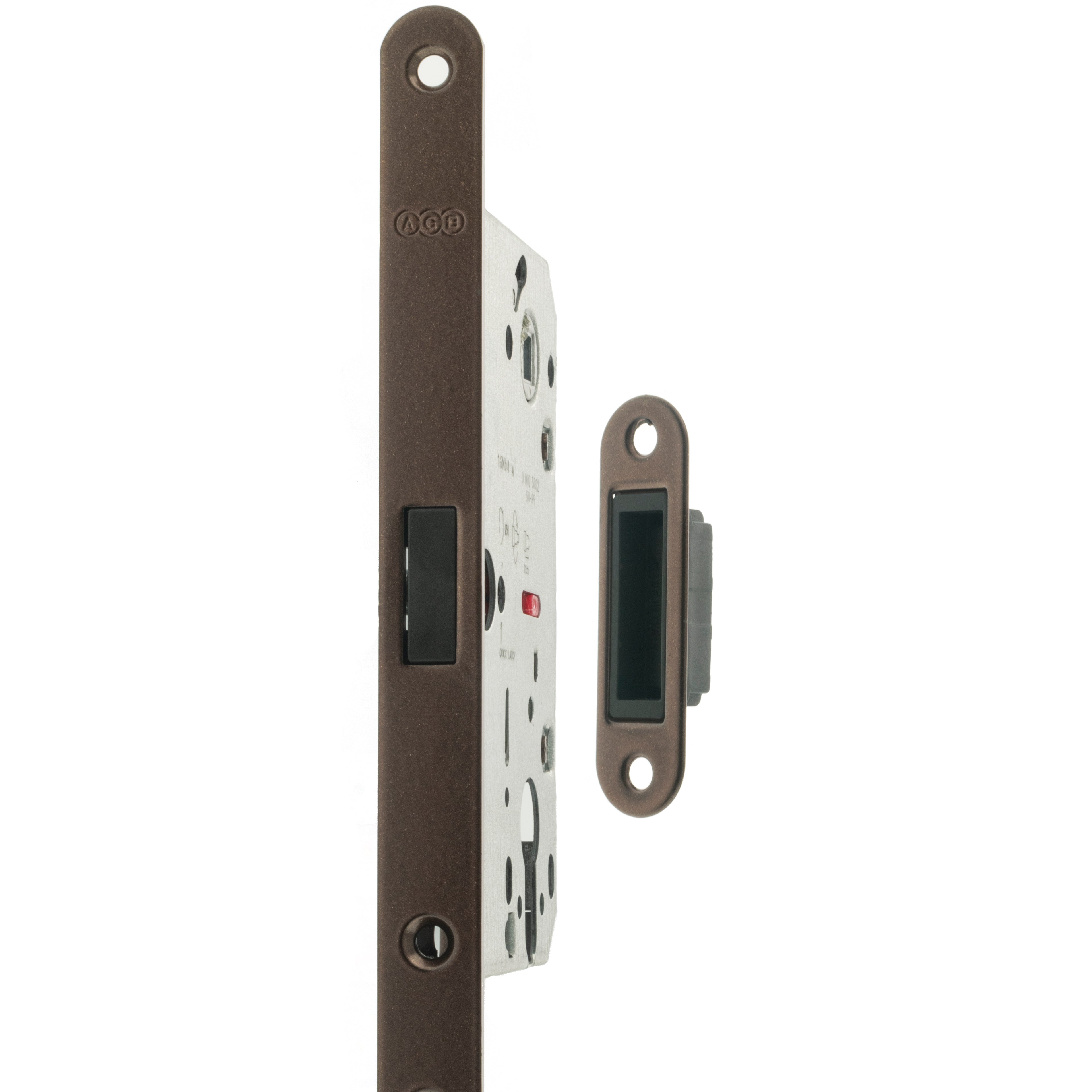 AGB Polaris 2XT Magnetic Euro Profile Sashlock 50mm backset - Bronze