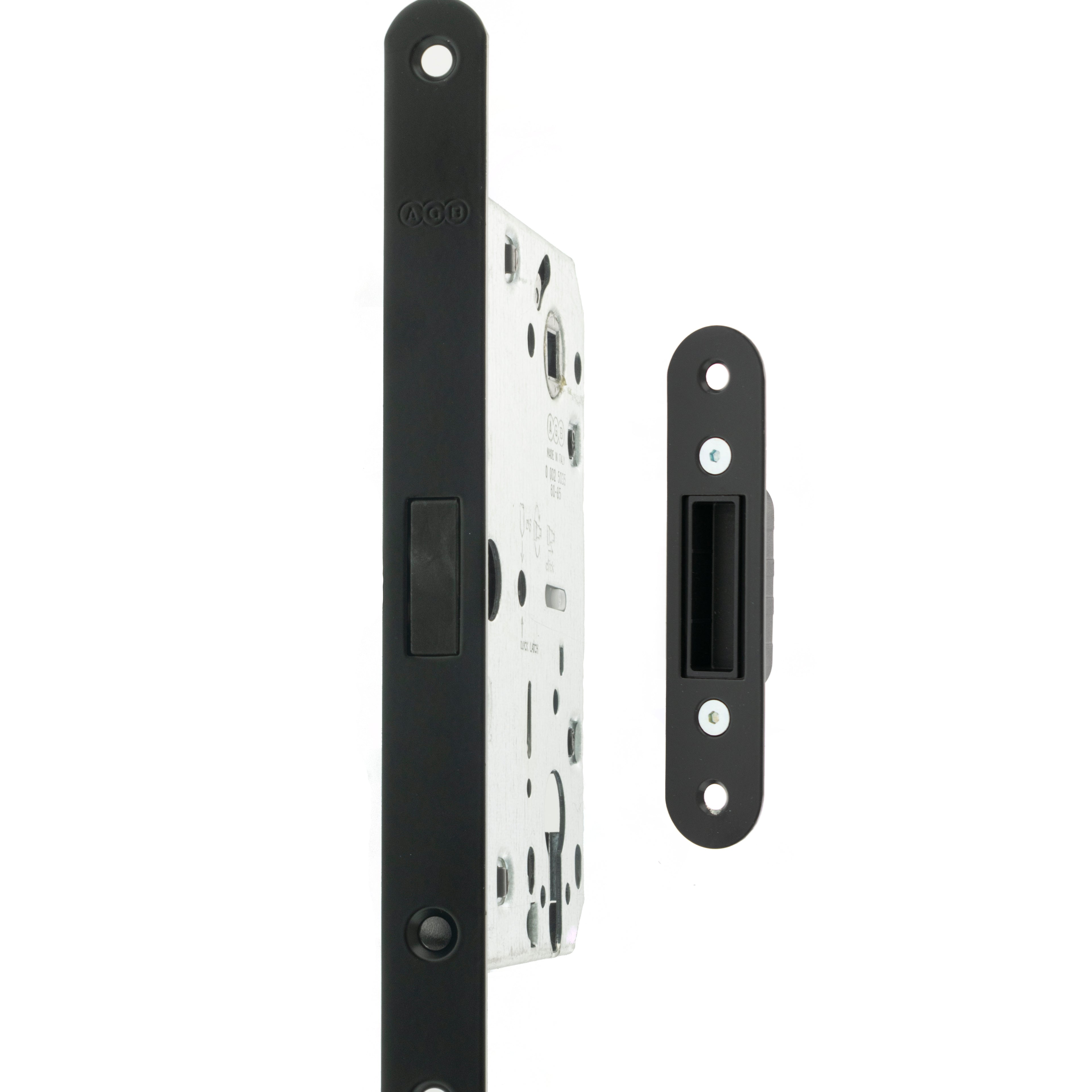 AGB Polaris 2XT Magnetic Euro Profile Sashlock 60mm backset - Matt Black