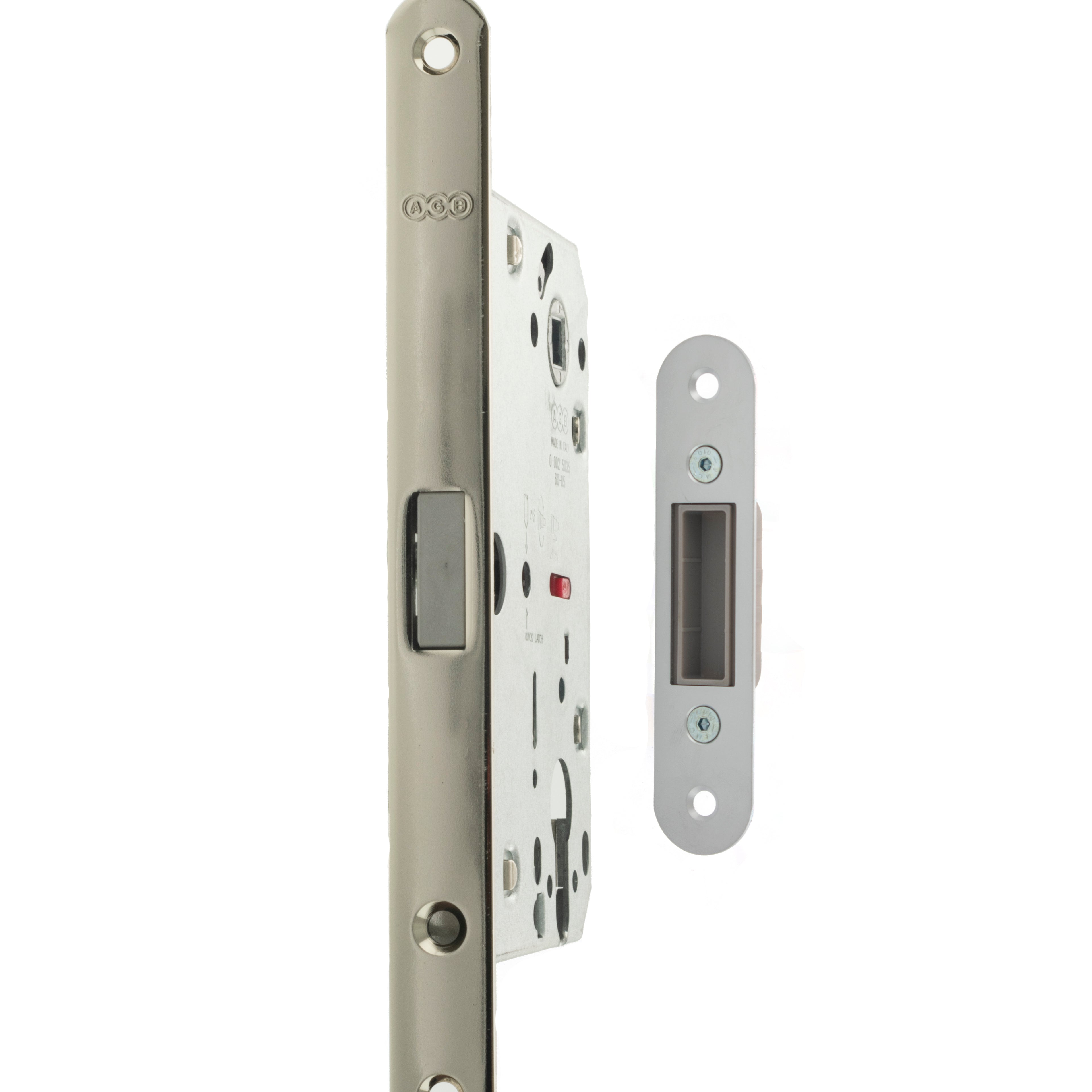 AGB Polaris 2XT Magnetic Euro Profile Sashlock 60mm backset - Polished Chrome