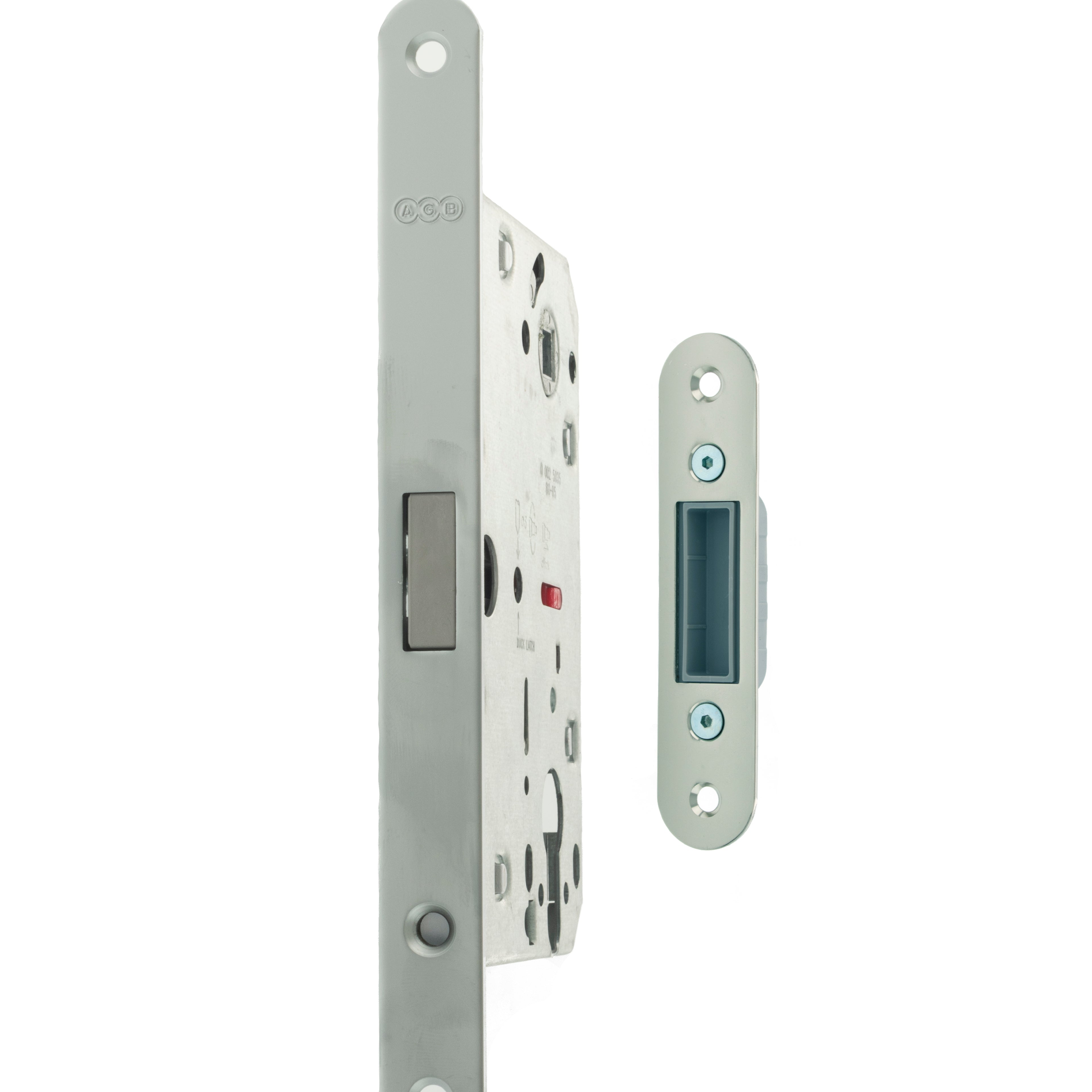 AGB Polaris 2XT Magnetic Euro Profile Sashlock 60mm backset - Satin Chrome