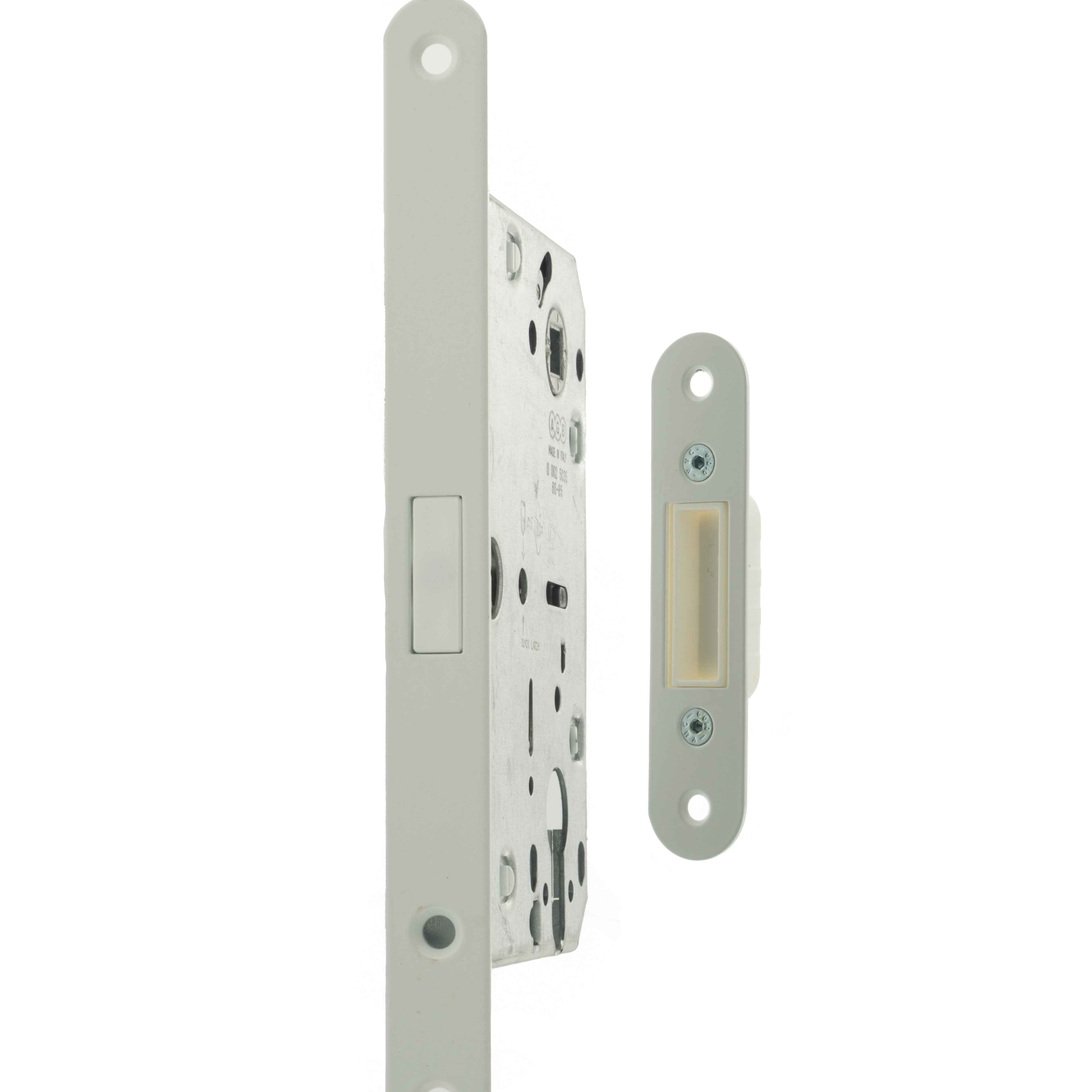 AGB Polaris 2XT Magnetic Euro Profile Sashlock 60mm backset - White