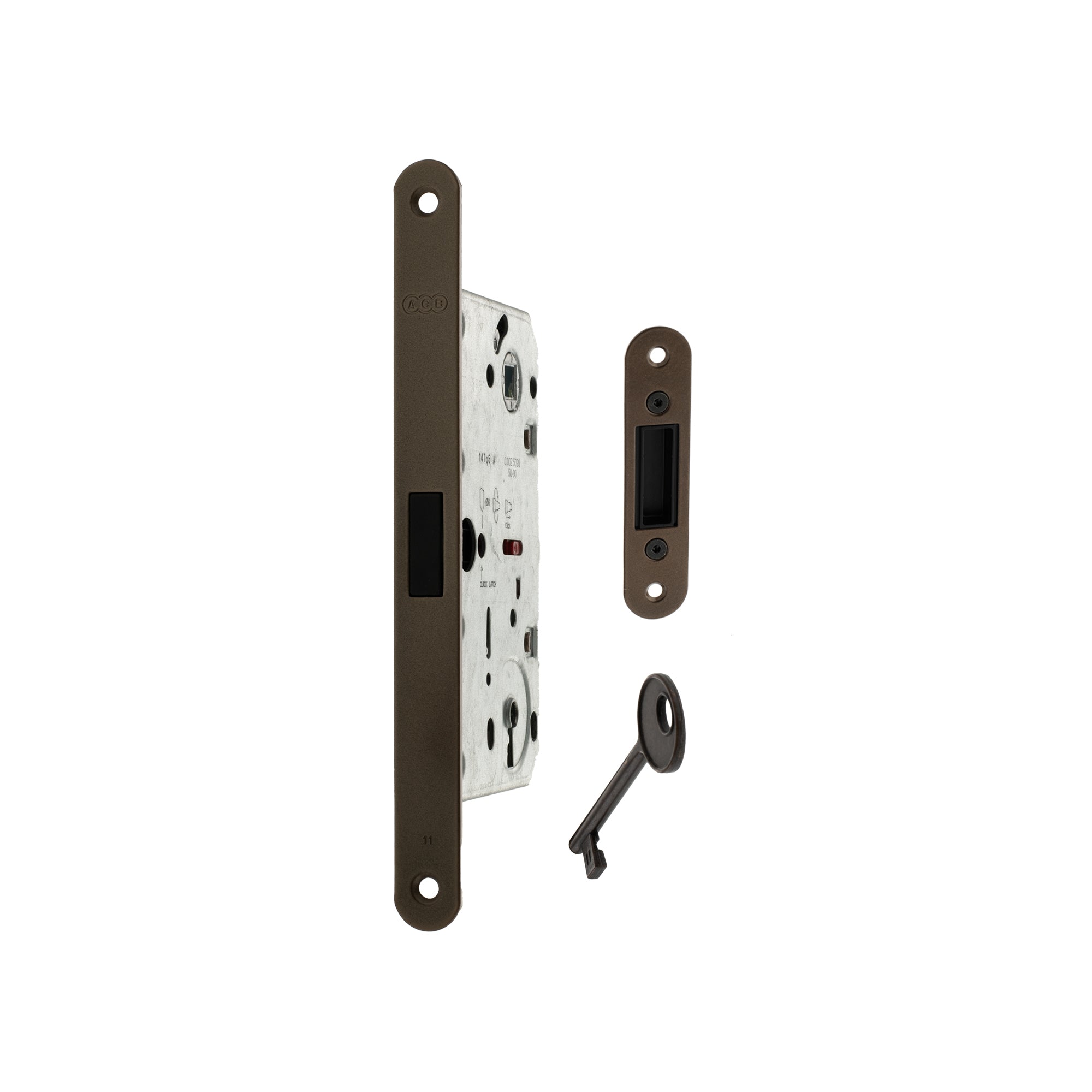 AGB Polaris 2XT Magnetic Key Sashlock 50mm backset - Bronze