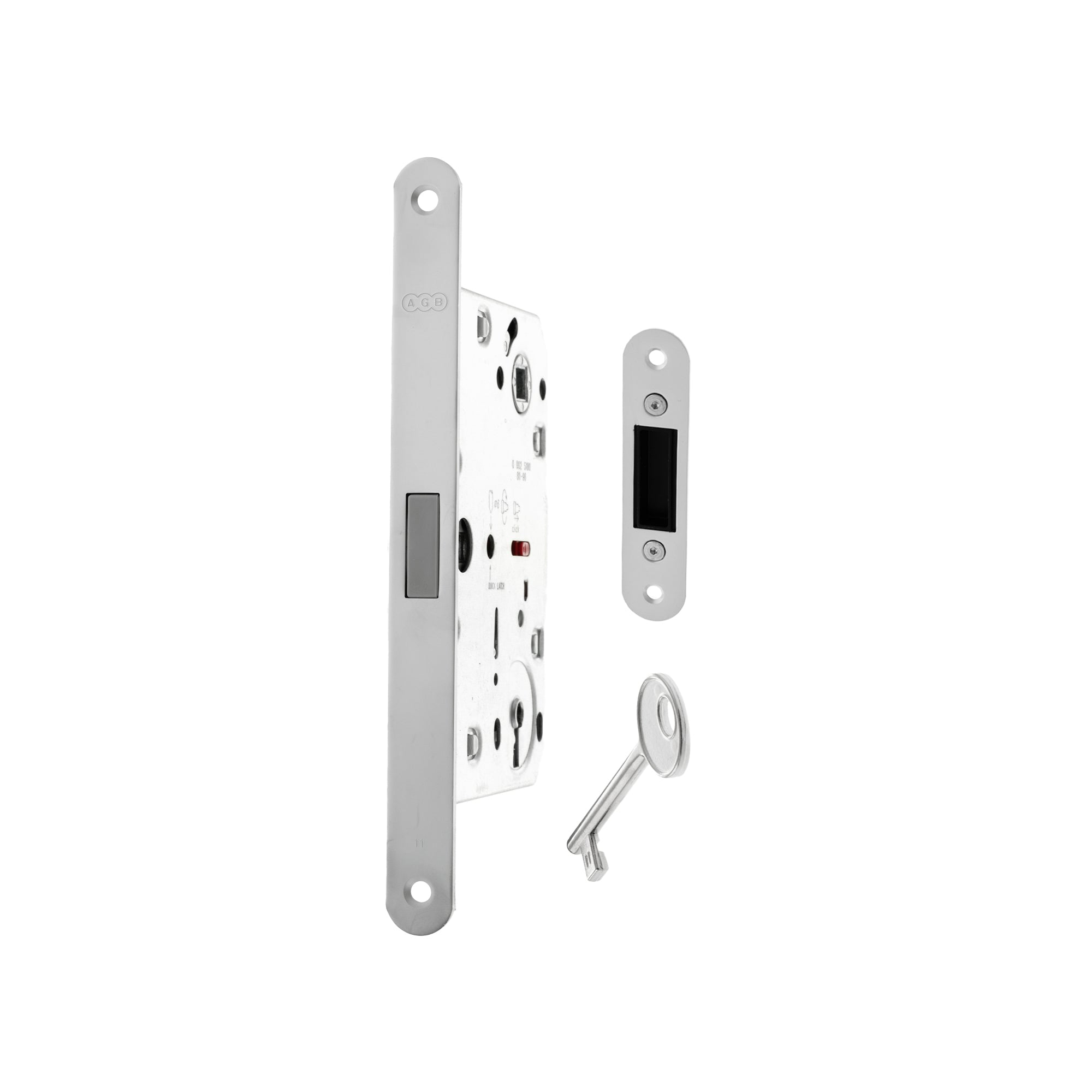 AGB Polaris 2XT Magnetic Key Sashlock 60mm backset - White