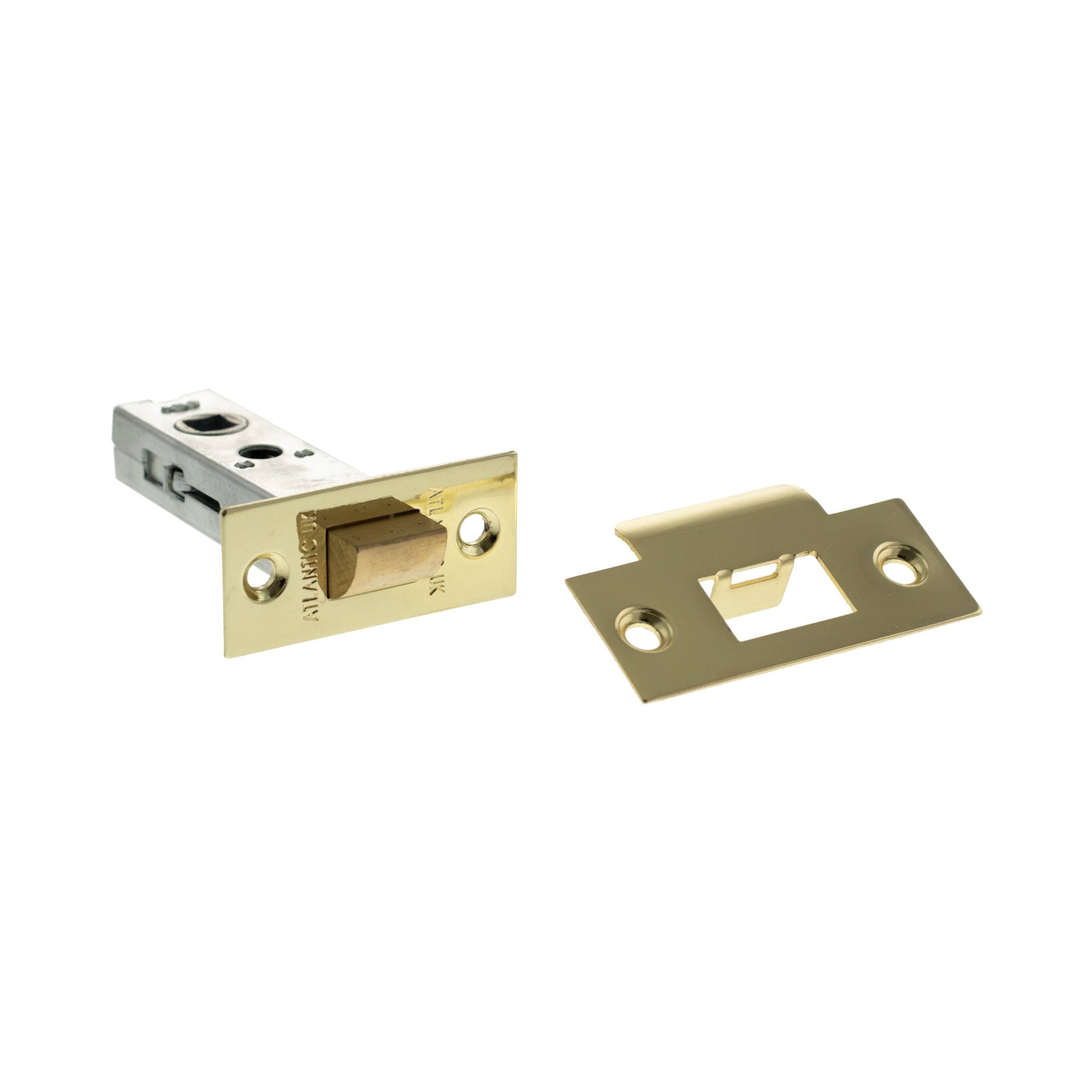 Atlantic Heavy Duty Bolt Through Tubular Latch 3" - Polished Brass