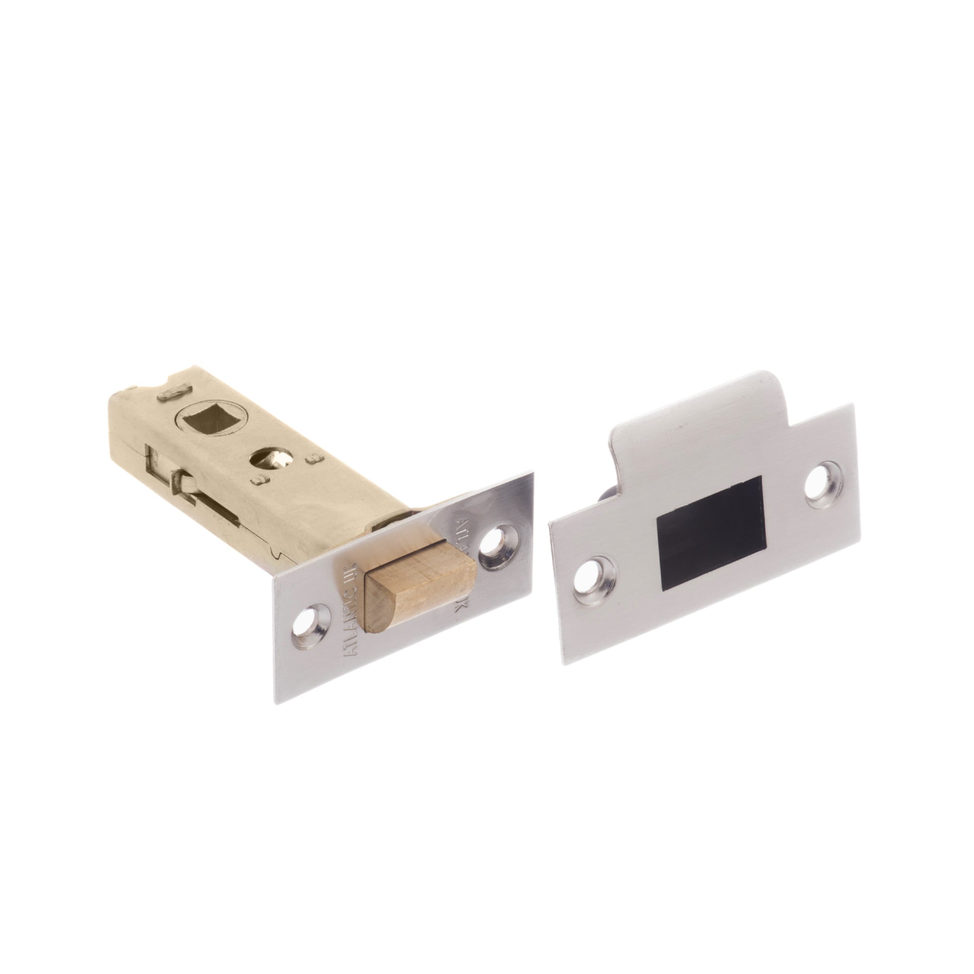 Atlantic Heavy Duty Bolt Through Tubular Latch 3" - Satin Nickel