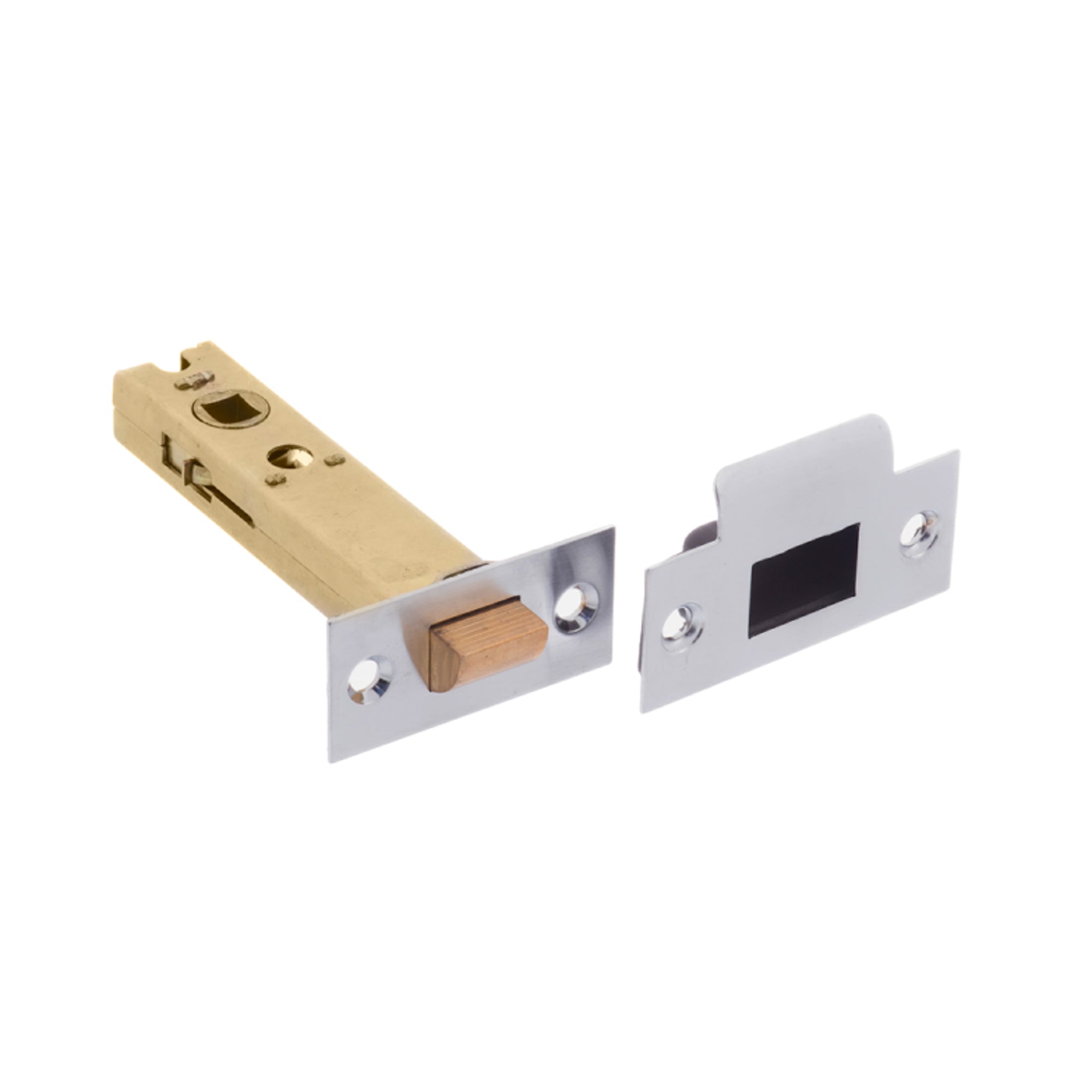 Atlantic Heavy Duty Bolt Through Tubular Latch 4" - Satin Chrome
