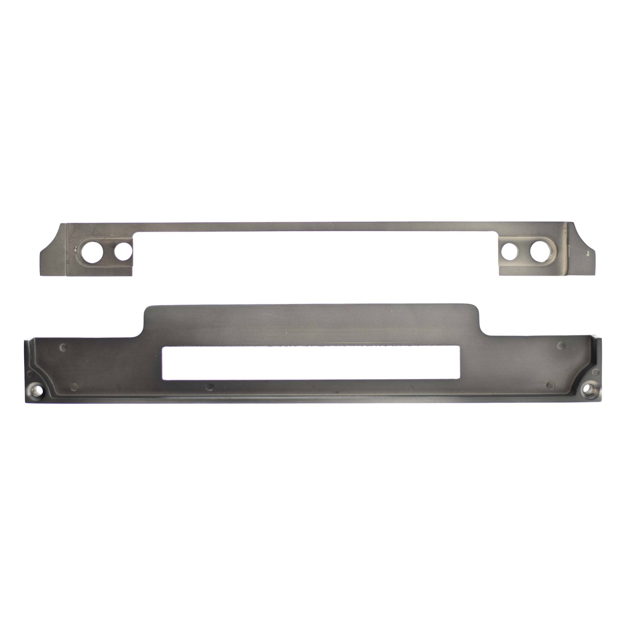 Atlantic DIN Rebate Kit for Euro Profile, Bathroom Lock, Latch, Euro Deadlock - Matt Gun Metal