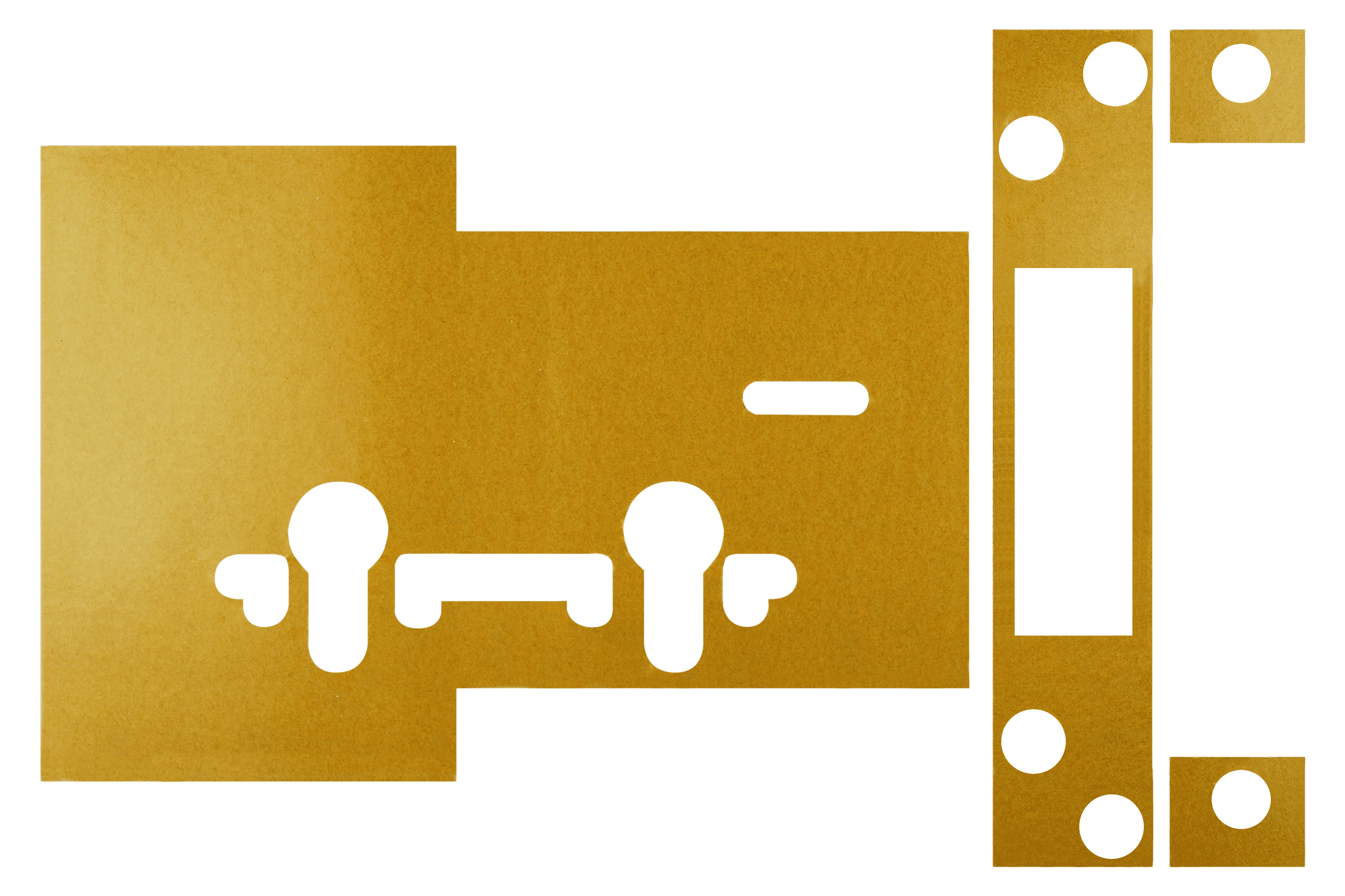 Atlantic Deadlock - Euro & 5LK Intumescent Lock Kit FD60 2mm
