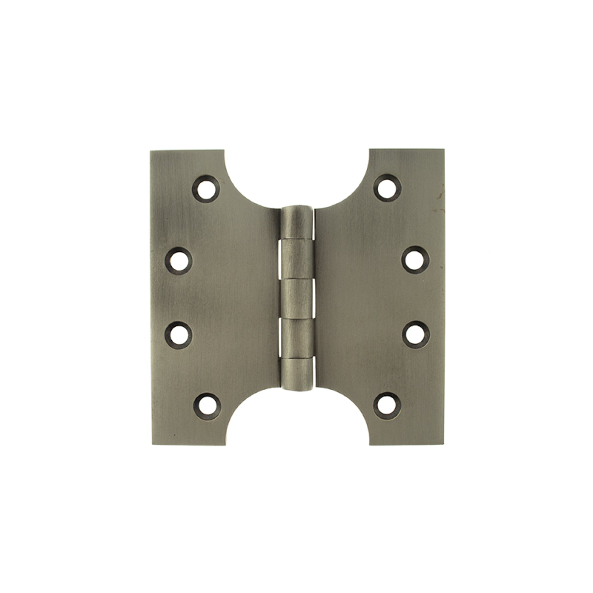 Atlantic (Solid Brass) Parliament Hinges 4" x 2" x 4mm - Matt Gun Metal
