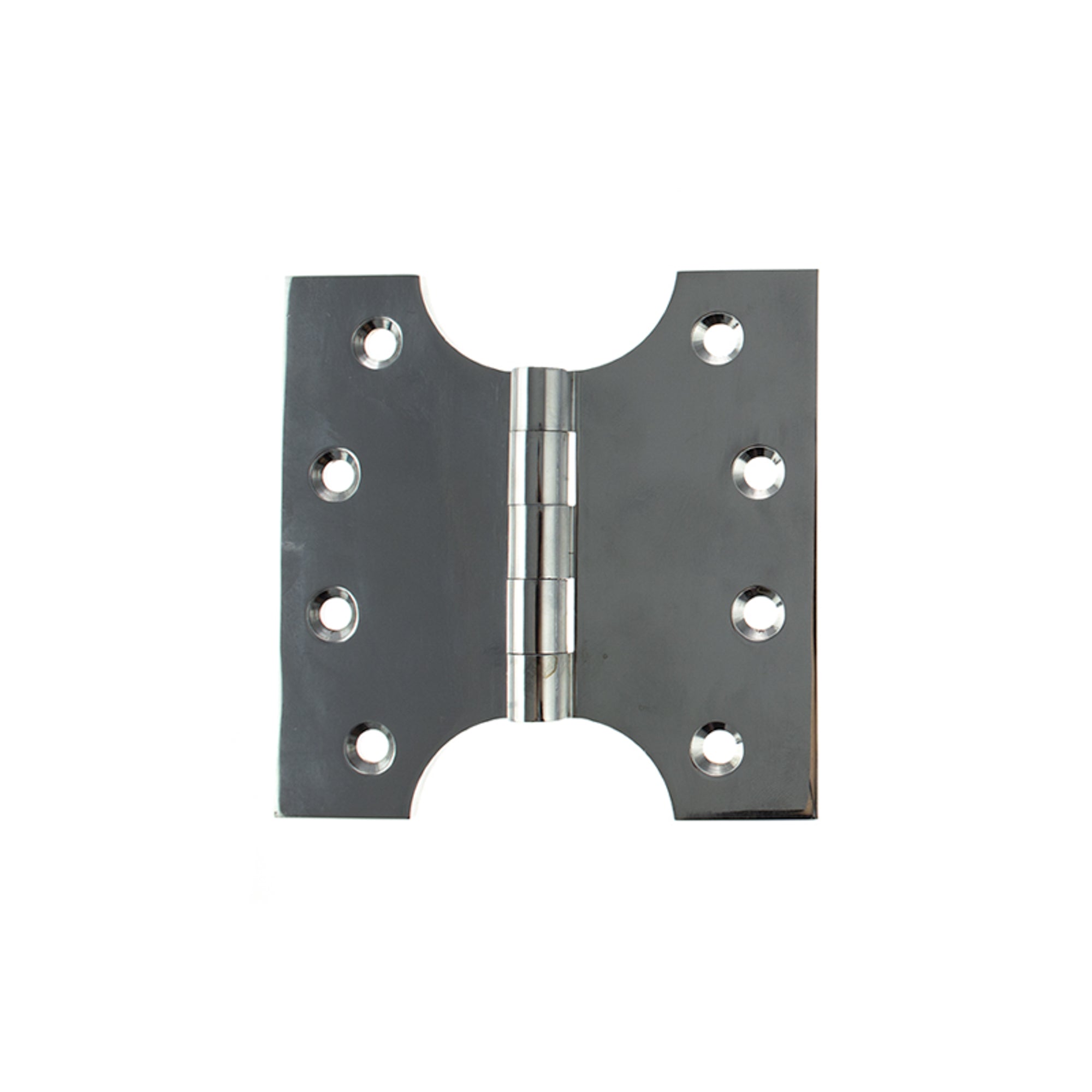 Atlantic (Solid Brass) Parliament Hinges 4" x 2" x 4mm - Polished Chrome