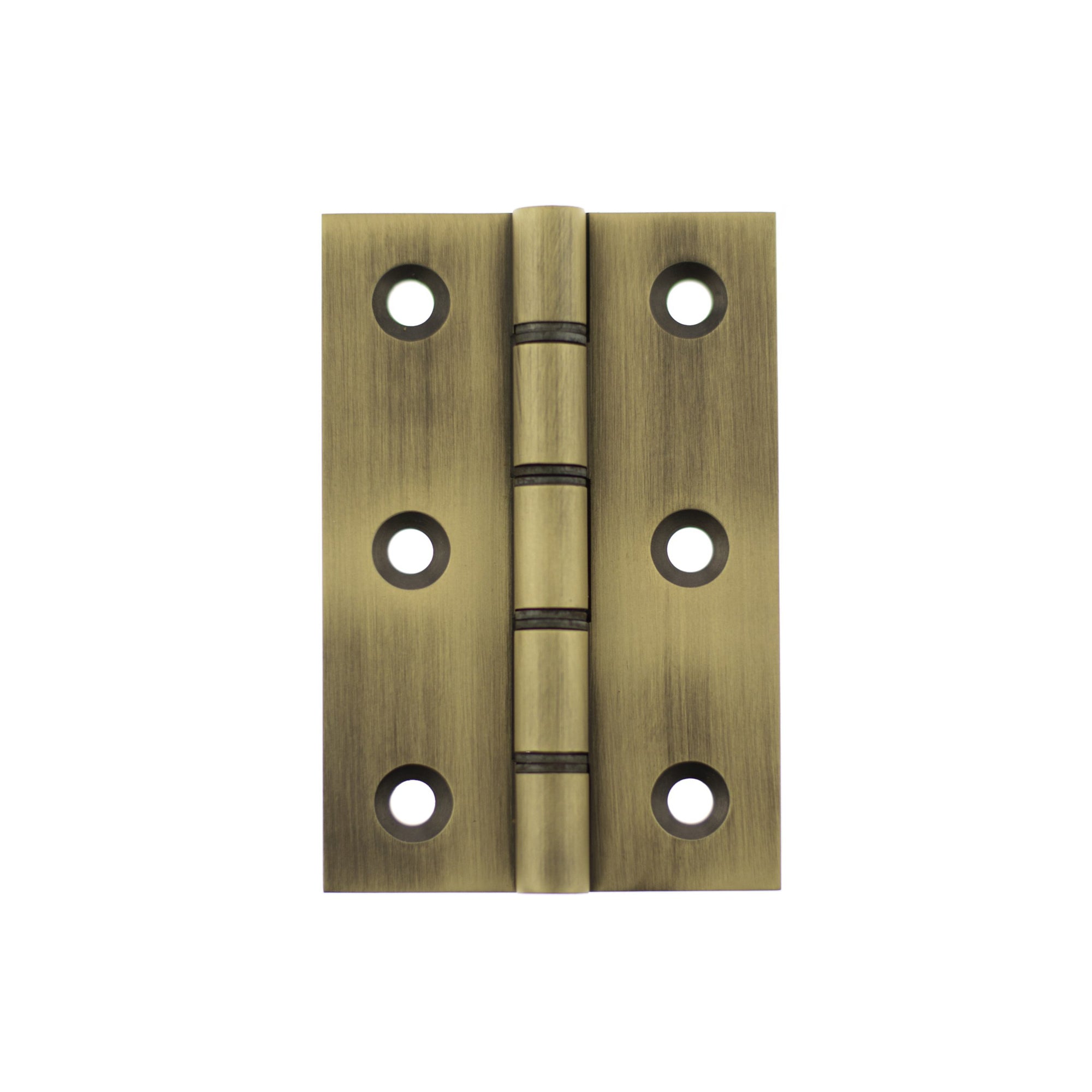 Atlantic Washered Hinges 3" x 2" x 2.2mm - Matt Antique Brass