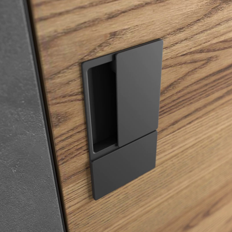 AGB Wave Flush Door Handle & Latch Set