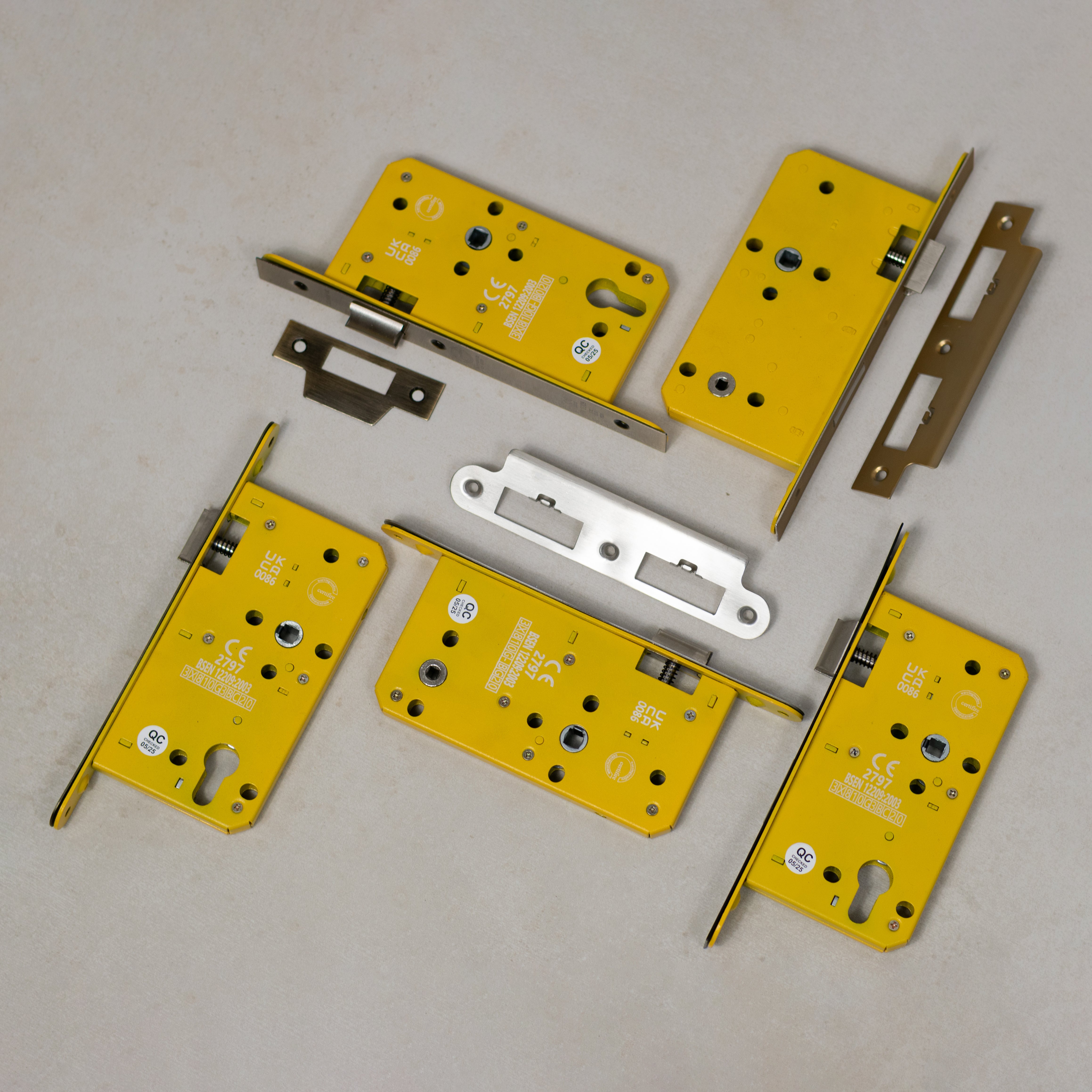 Atlantic DIN Heavy Duty Latch 60mm backset
