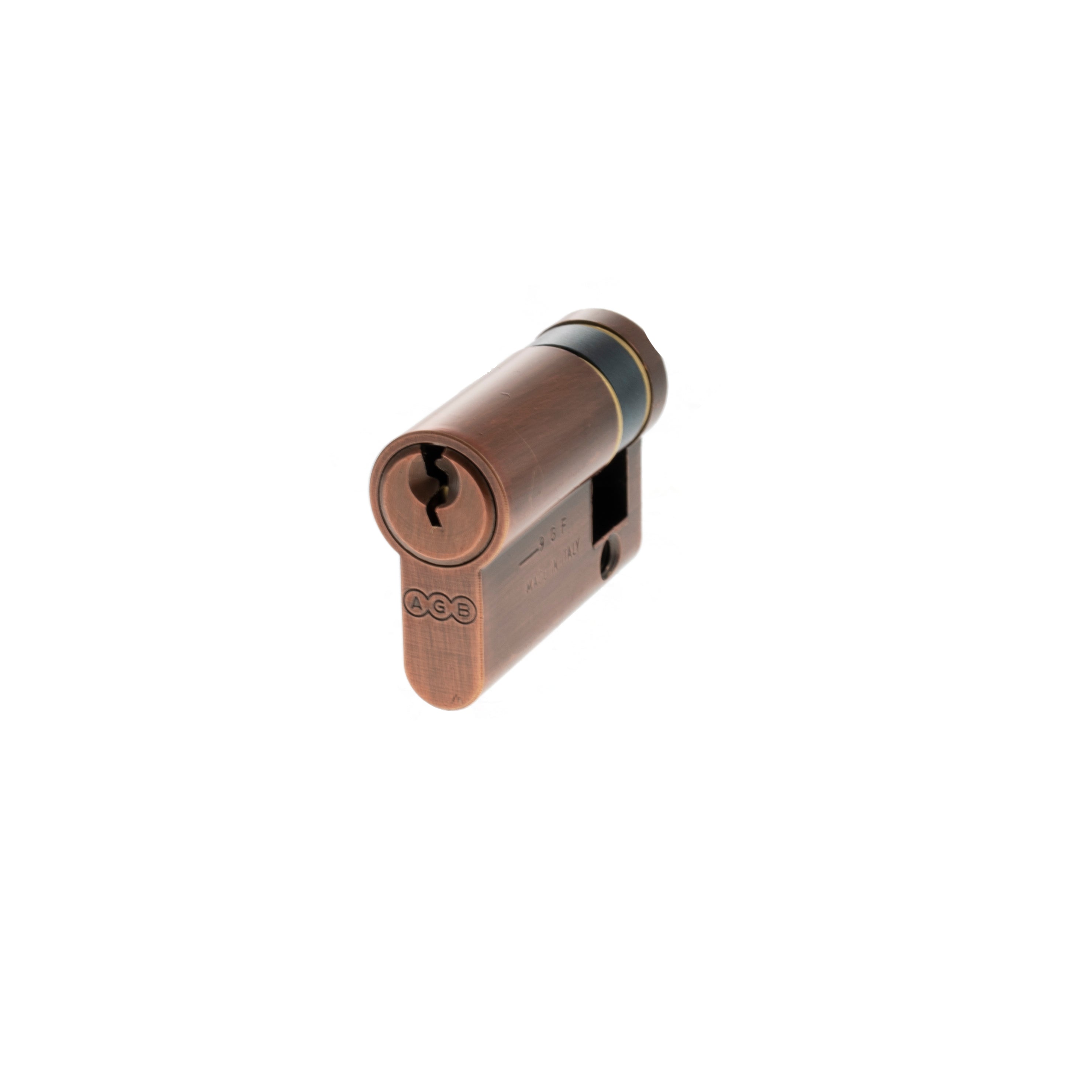AGB Euro Profile 5 Pin Single Cylinder 35-10mm (45mm) - Copper