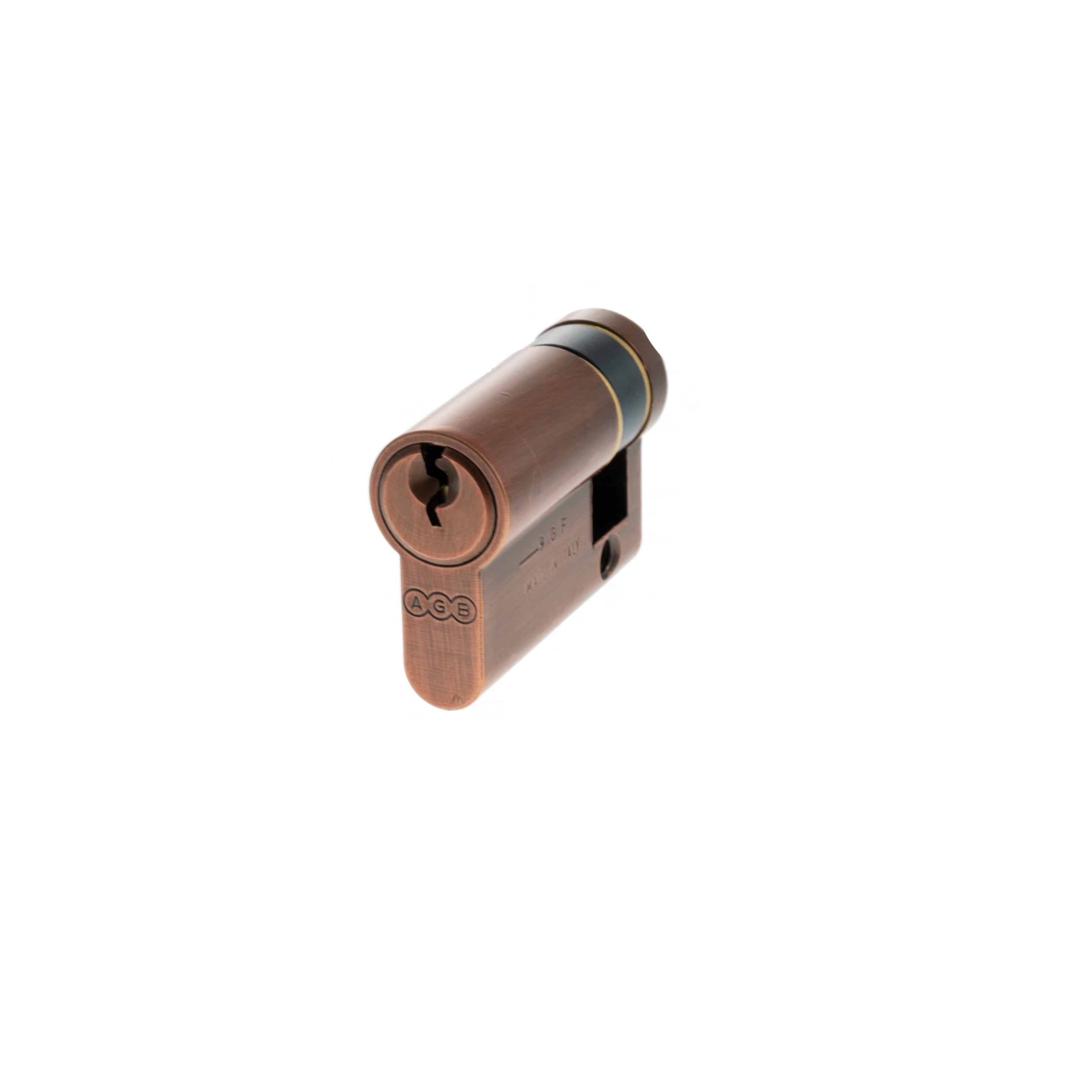 AGB Euro Profile 5 Pin Single Cylinder 35-10mm (45mm) - Copper