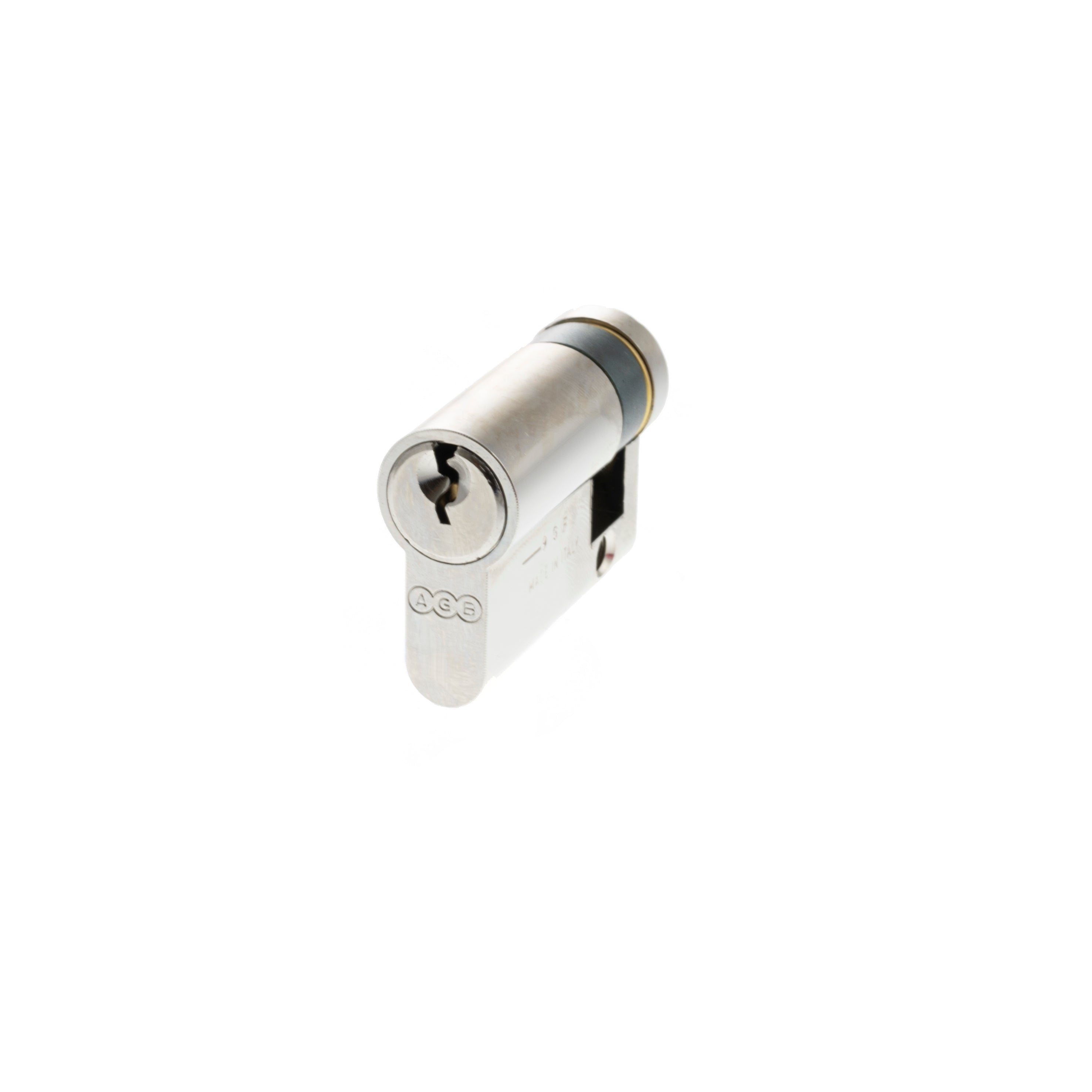 AGB Euro Profile 5 Pin Single Cylinder 35-10mm (45mm) - Polished Chrome