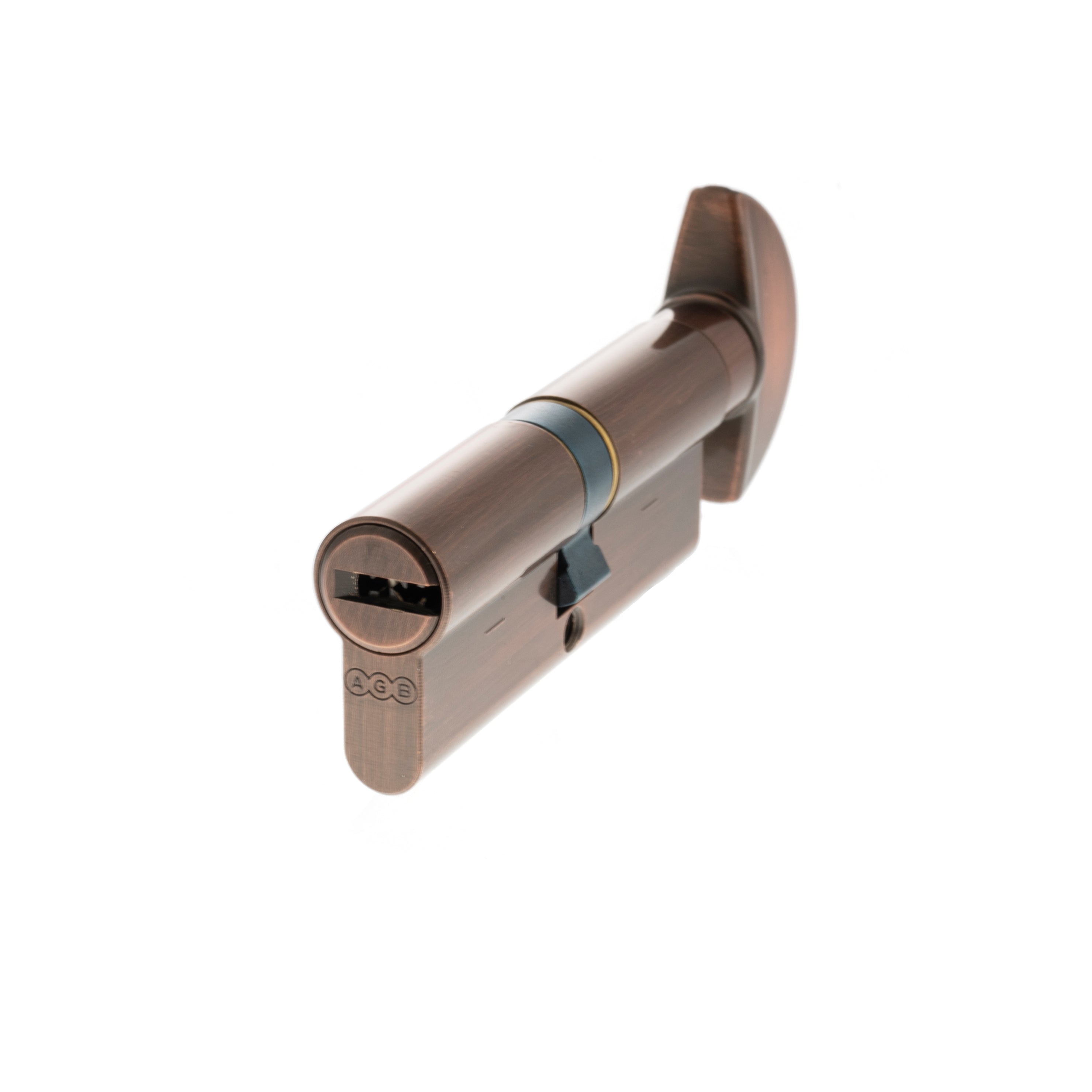 AGB Euro Profile 15 Pin Cylinder Key to Turn 40-40mm (80mm) - Copper