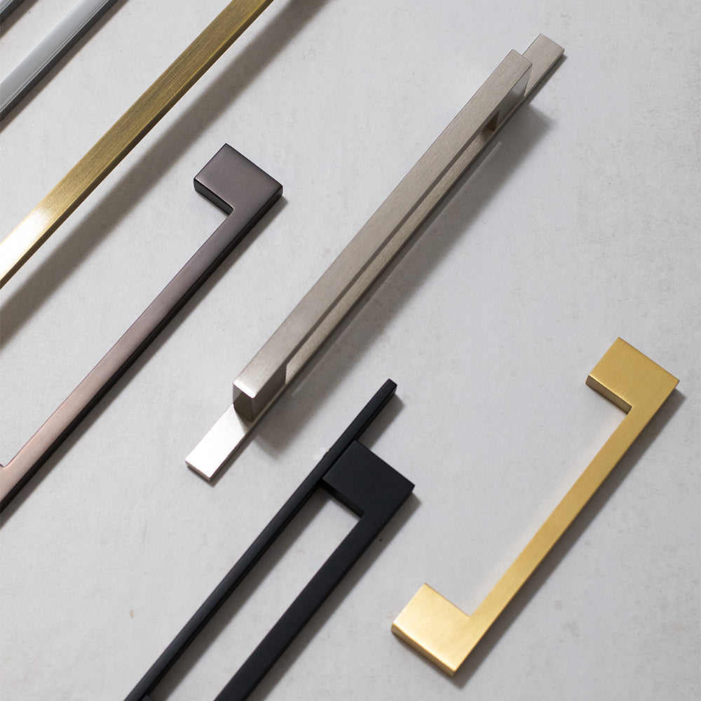 Millhouse Brass Empire Slim Cabinet Pull Handle 128mm