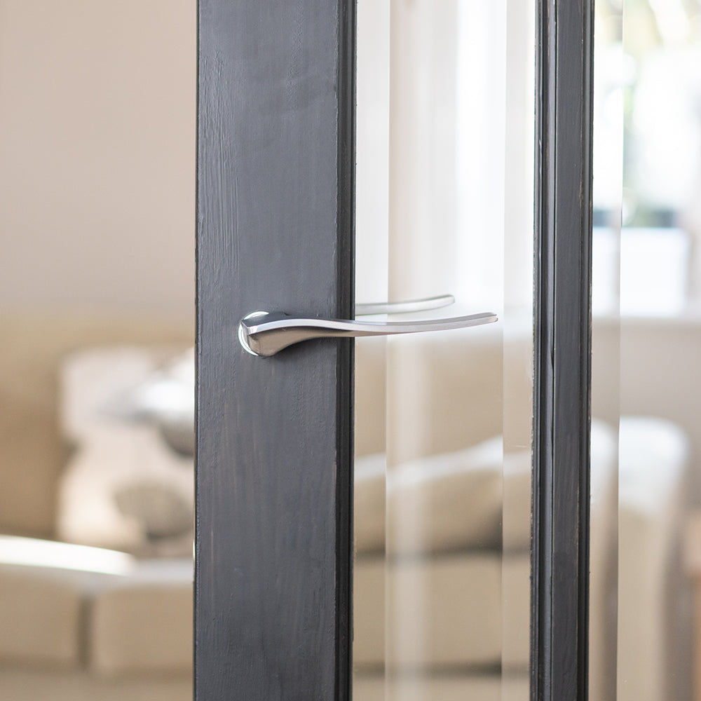 Forme Olimpia Lever Door Handle on Concealed Round Rose
