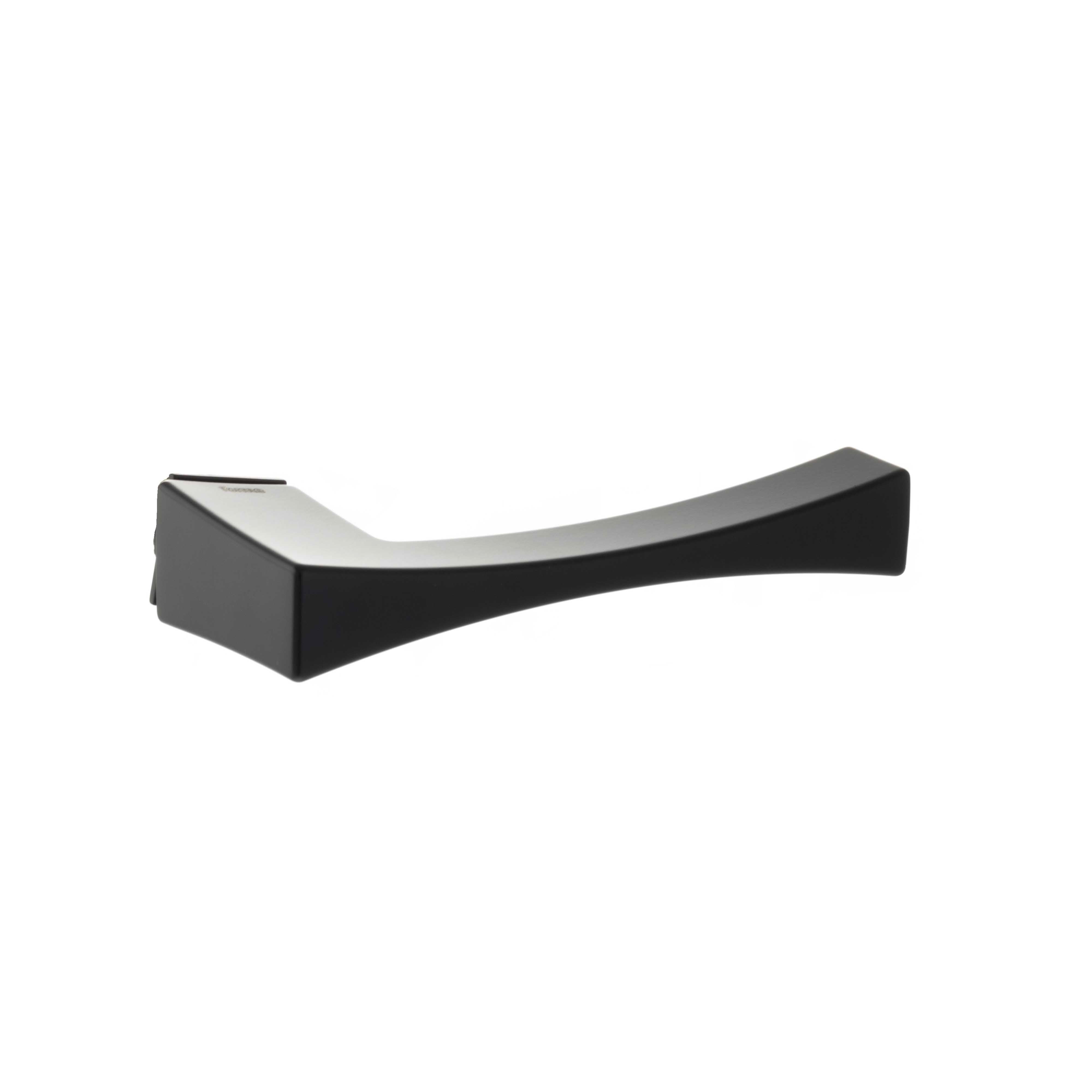 Forme Artemide Lever Door Handle on Concealed Square Rose - Matt Black