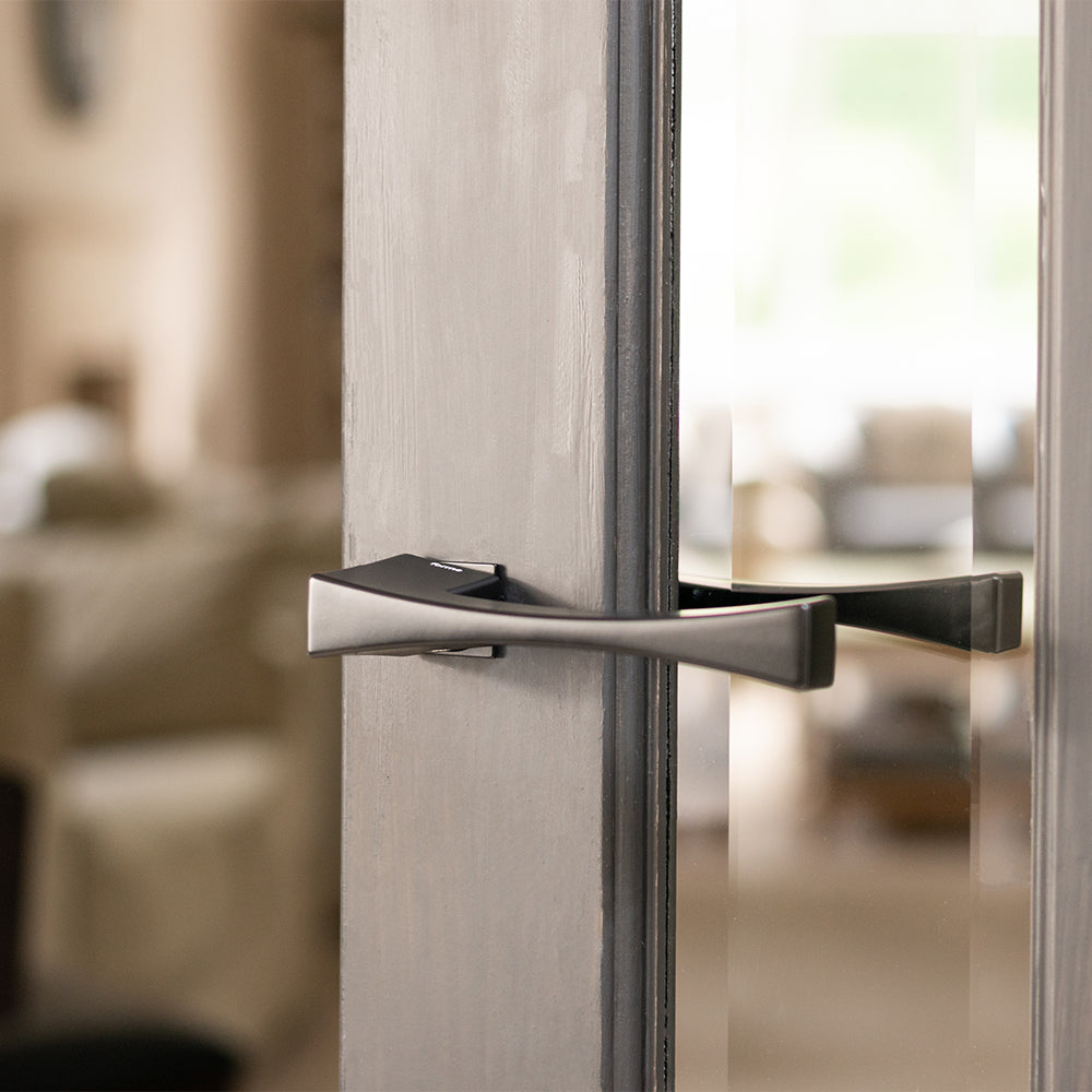 Forme Artemide Lever Door Handle on Concealed Square Rose
