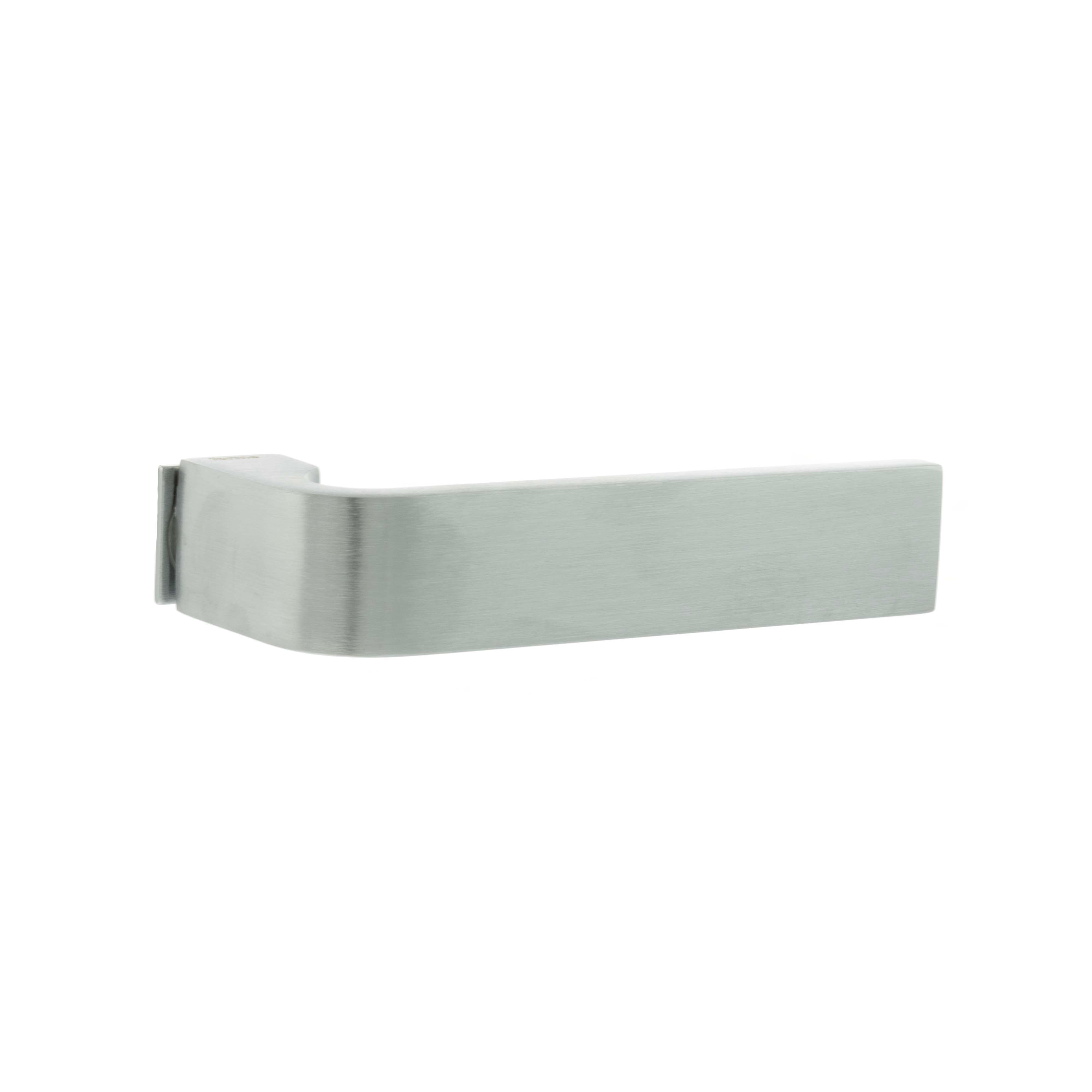 Forme Monza Lever Door Handle on Concealed Square Rose - Satin Chrome