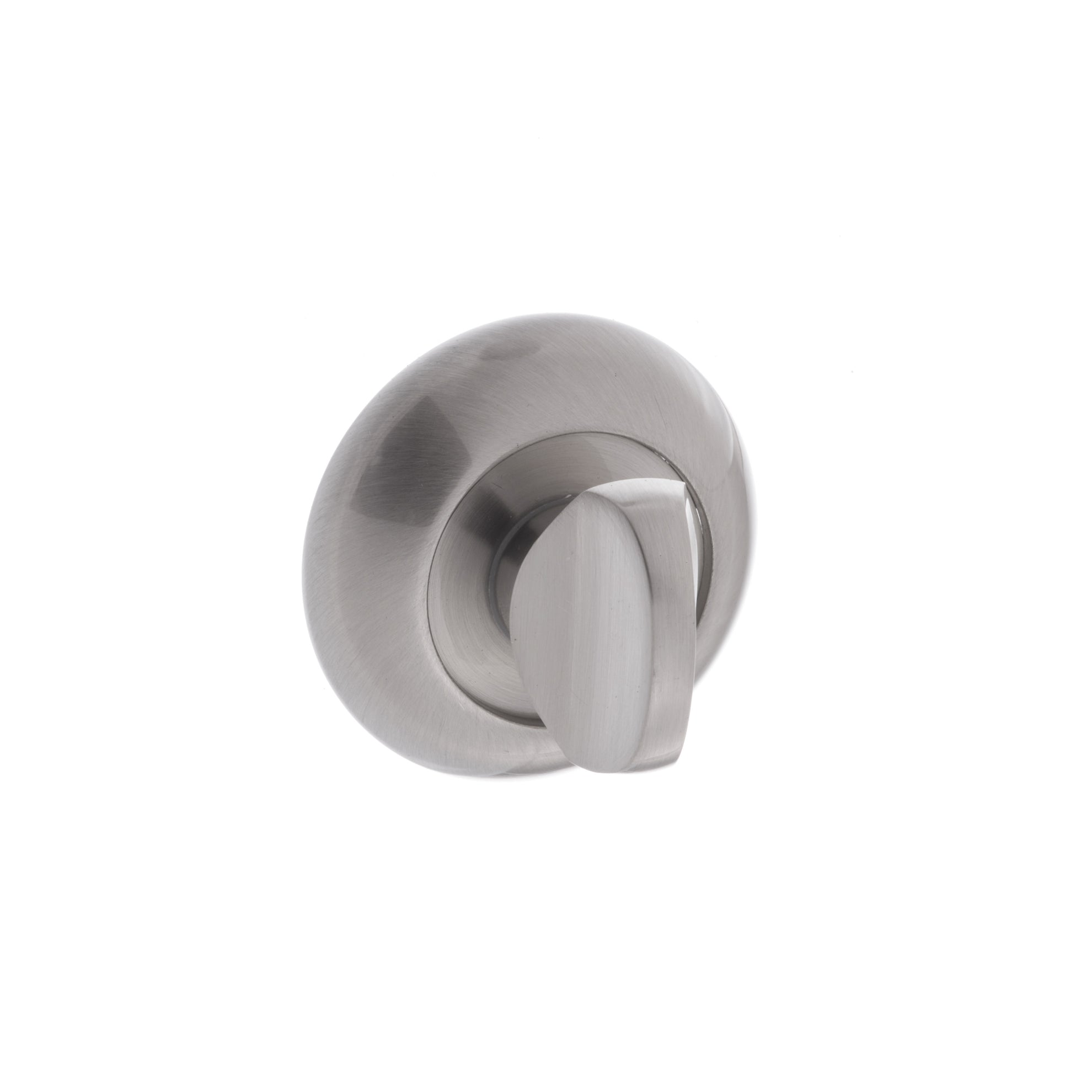 Mediterranean WC Turn and Release on Round "C" Rose - Satin Nickel