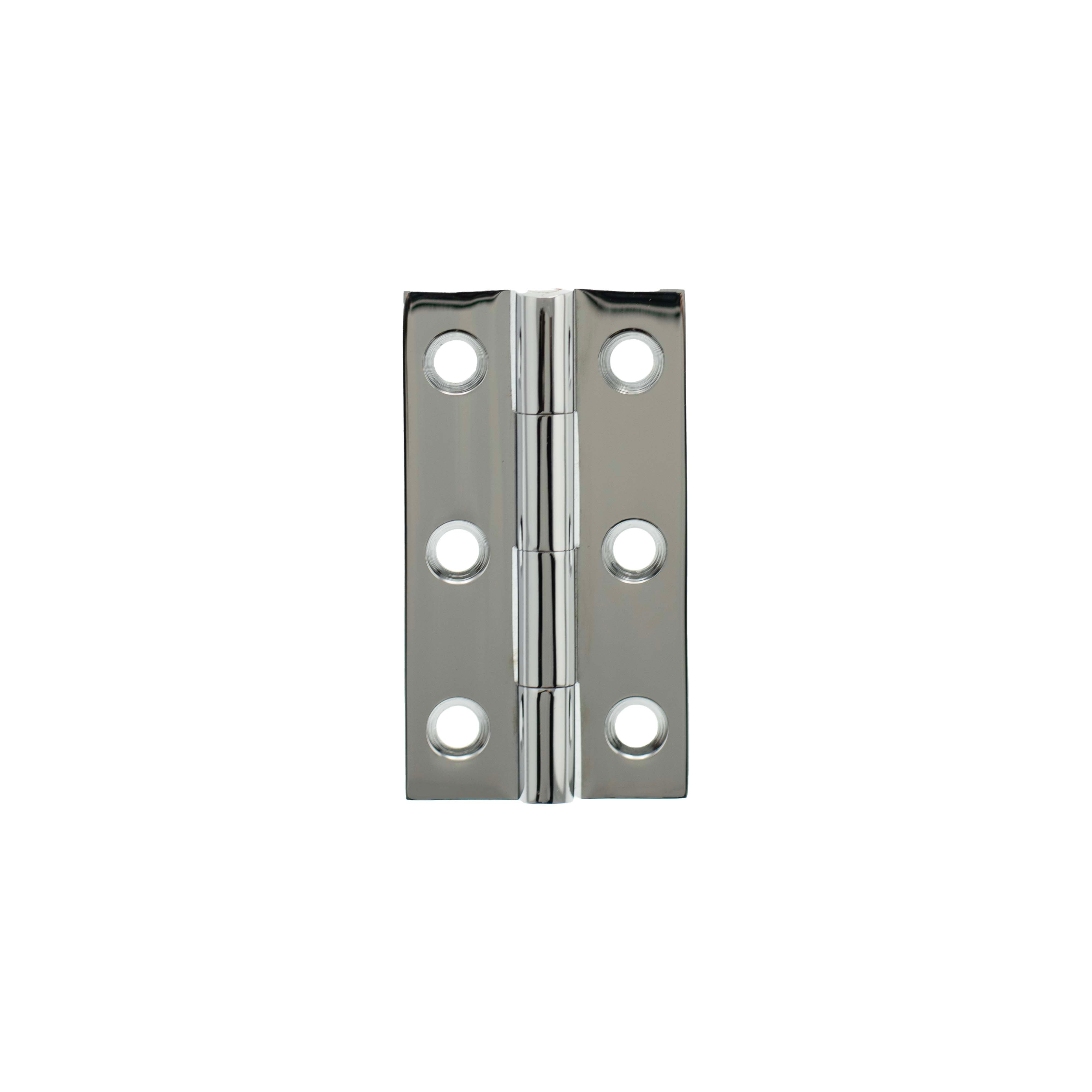 Millhouse Brass Cabinet Butt Hinges 75mm x 41mm x 2mm - Satin Brass