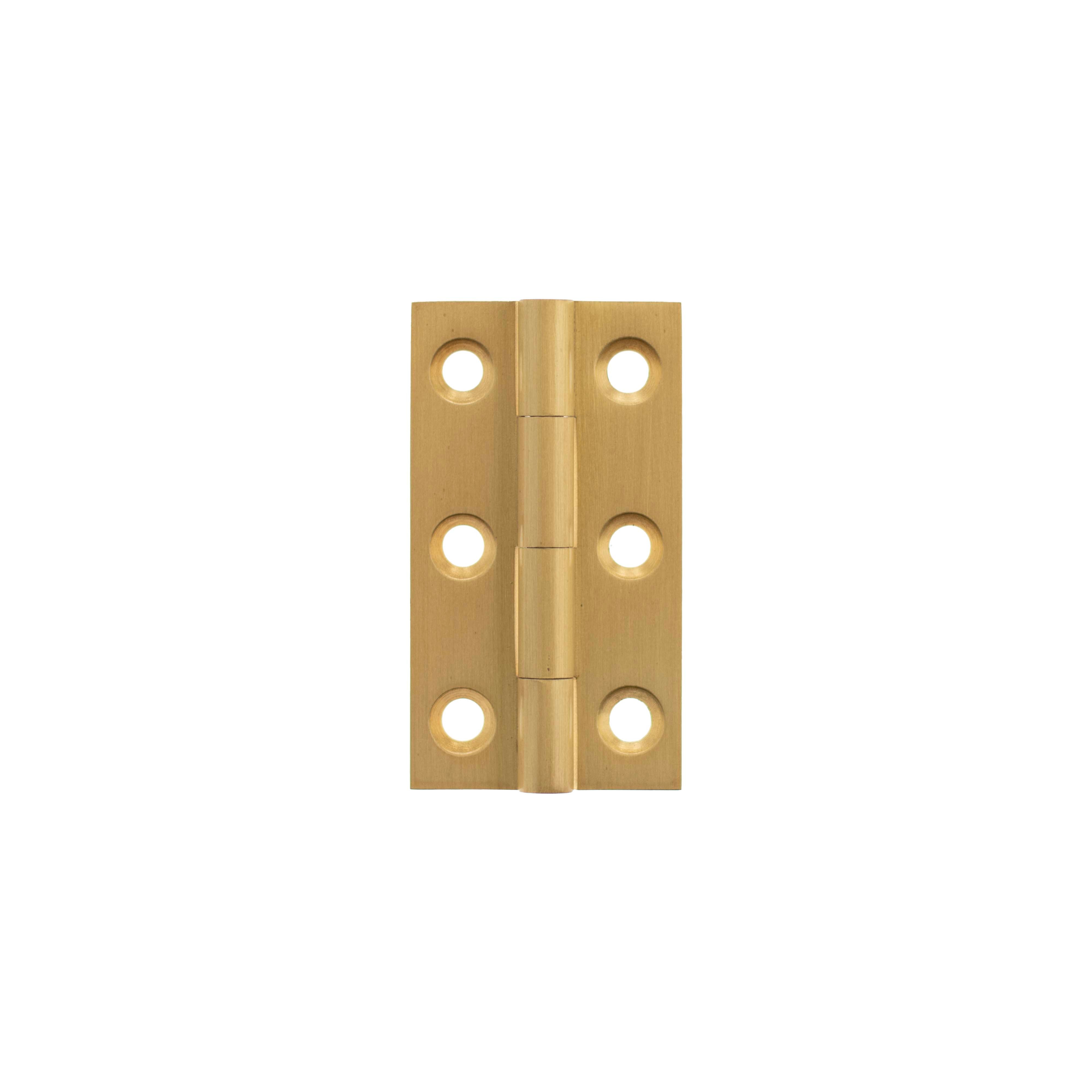 Millhouse Brass Cabinet Butt Hinges 75mm x 41mm x 2mm - Polished Chrome