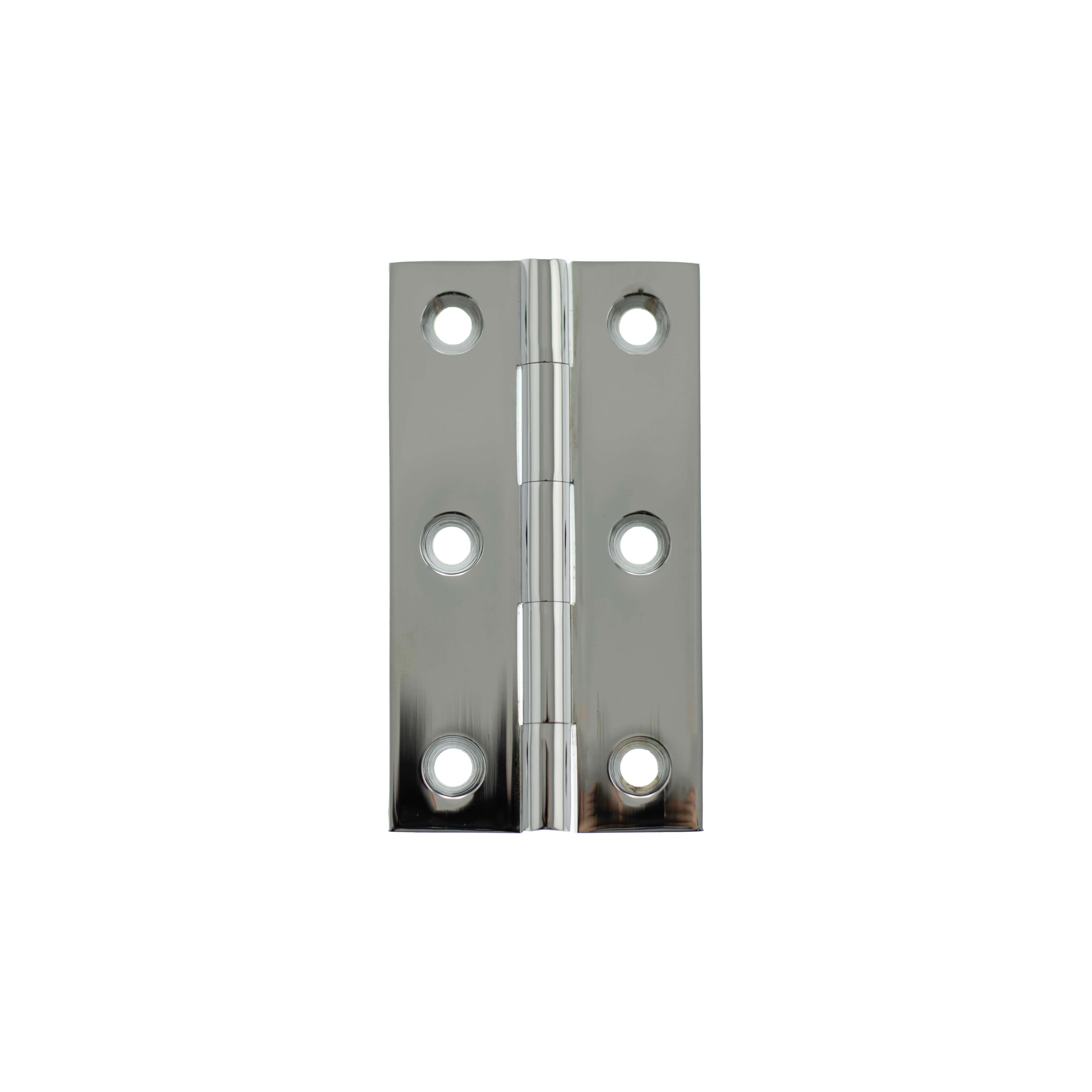Millhouse Brass Cabinet Butt Hinges 64mm x 35mm x 2mm - Satin Brass