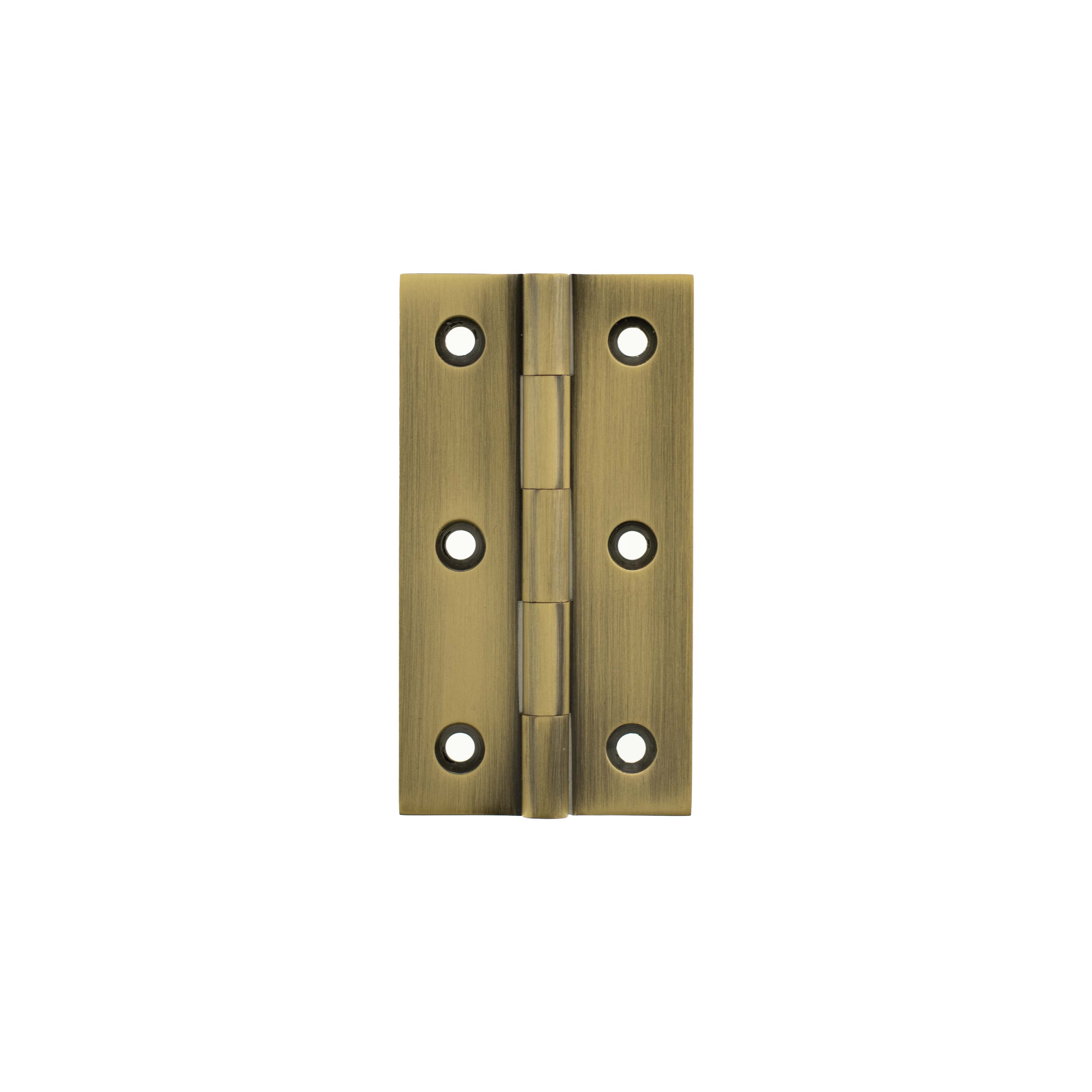 Millhouse Brass Cabinet Butt Hinges 50mm x 28mm x 2mm - Urban Dark Bronze