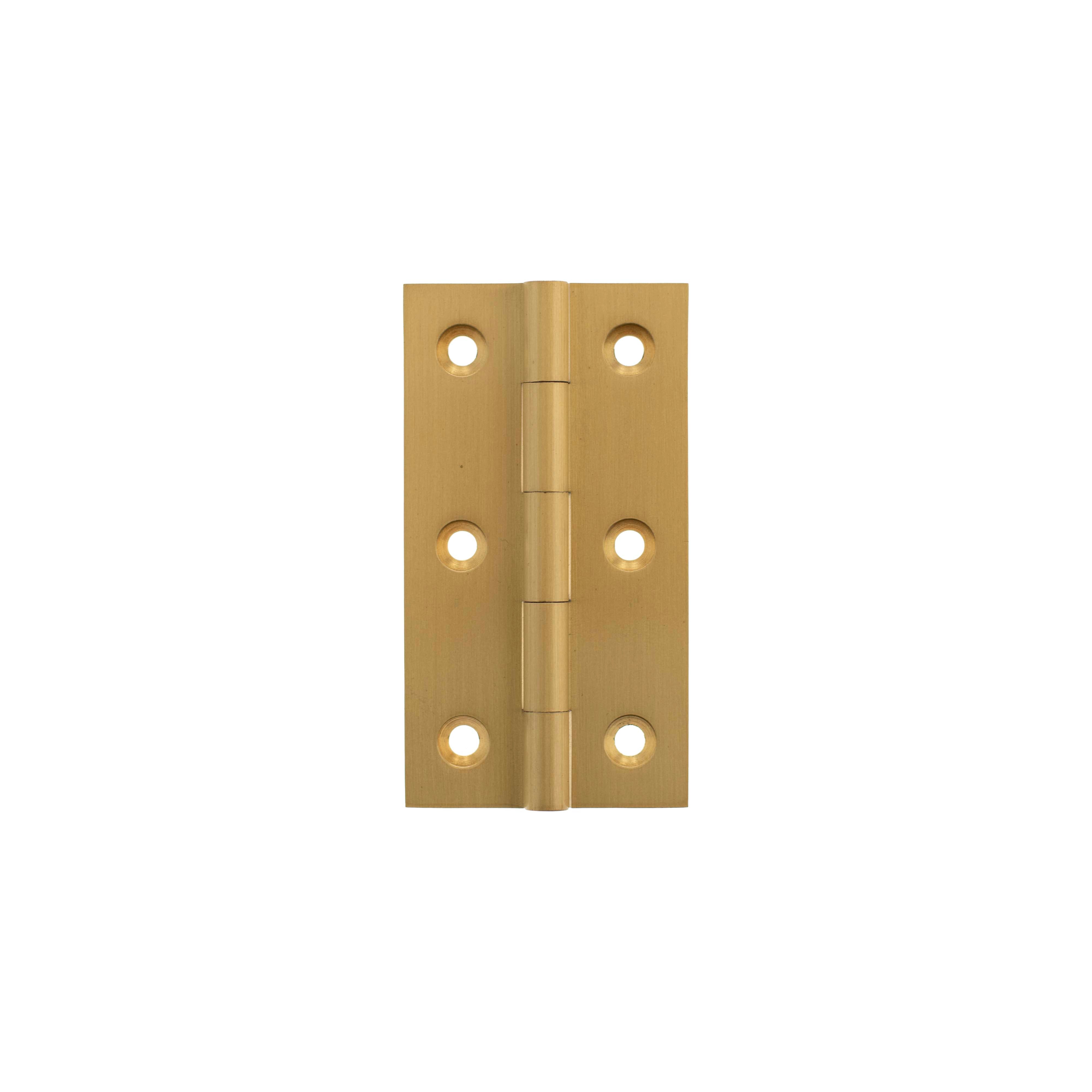 Millhouse Brass Cabinet Butt Hinges 50mm x 28mm x 2mm - Polished Chrome