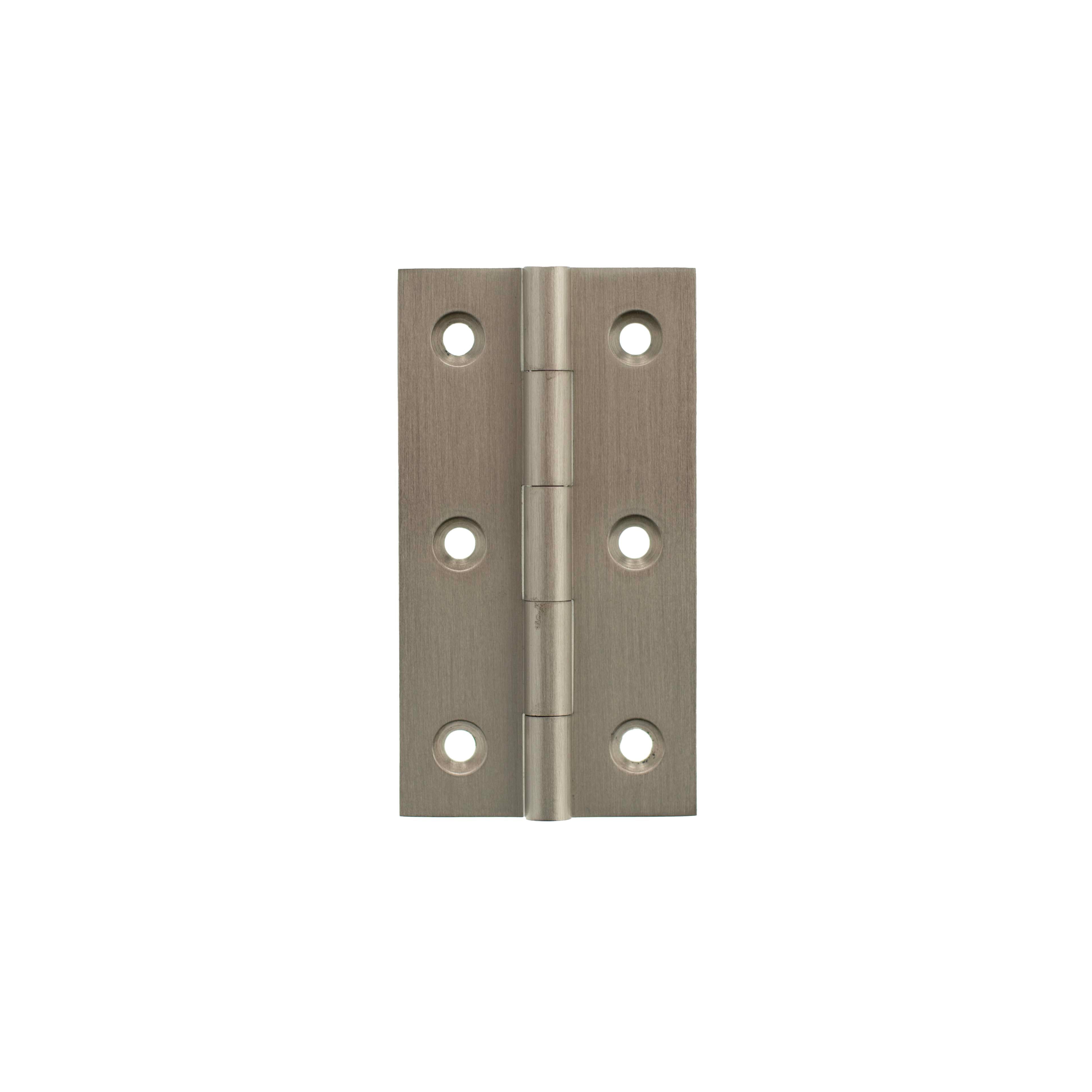 Millhouse Brass Cabinet Butt Hinges 50mm x 28mm x 2mm - Matt Black