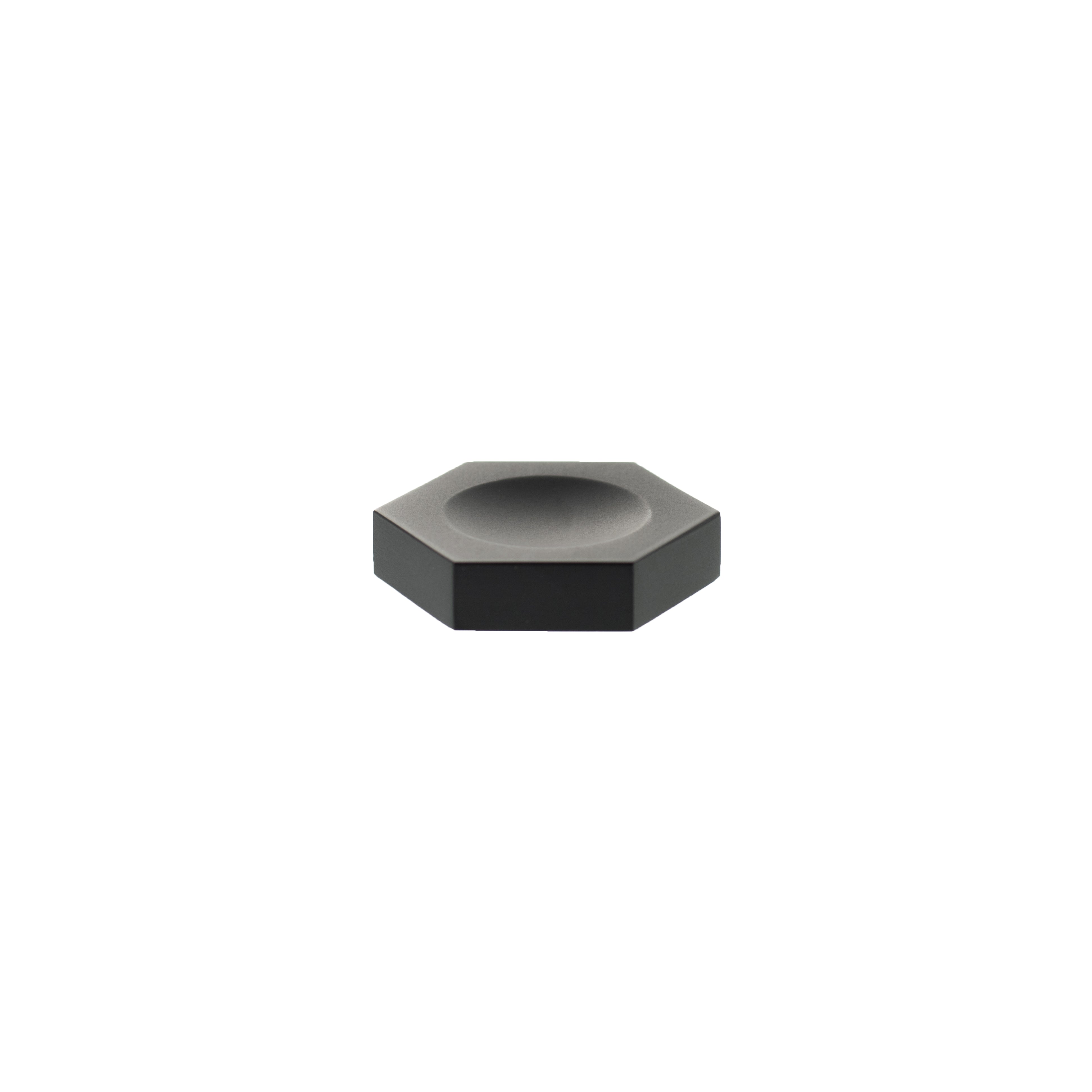 Millhouse Brass Pennington Hexagonal Finger Pull Cabinet Knob Handle